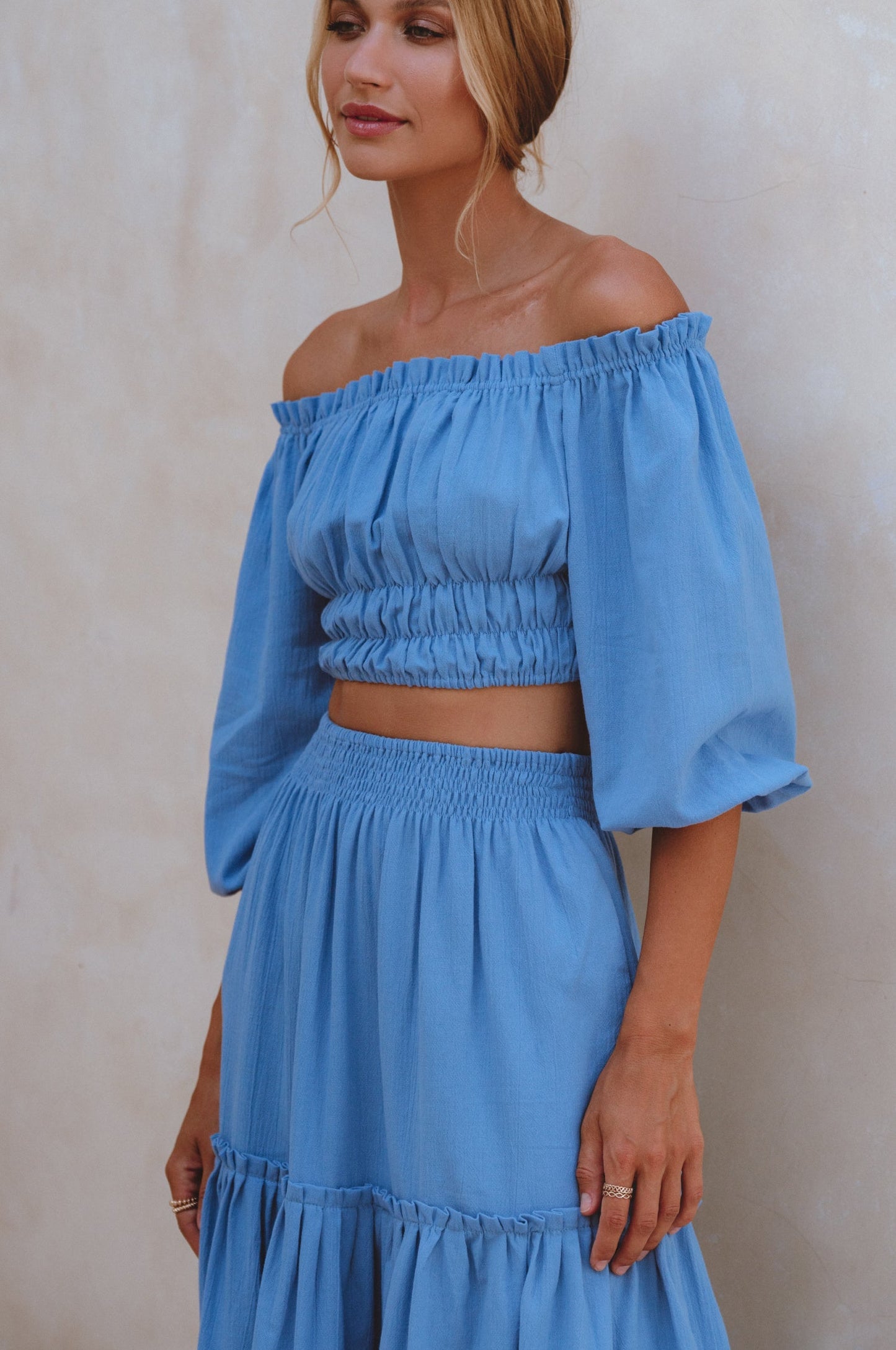 Boho Linen Maxi Skirt — Sweep the City