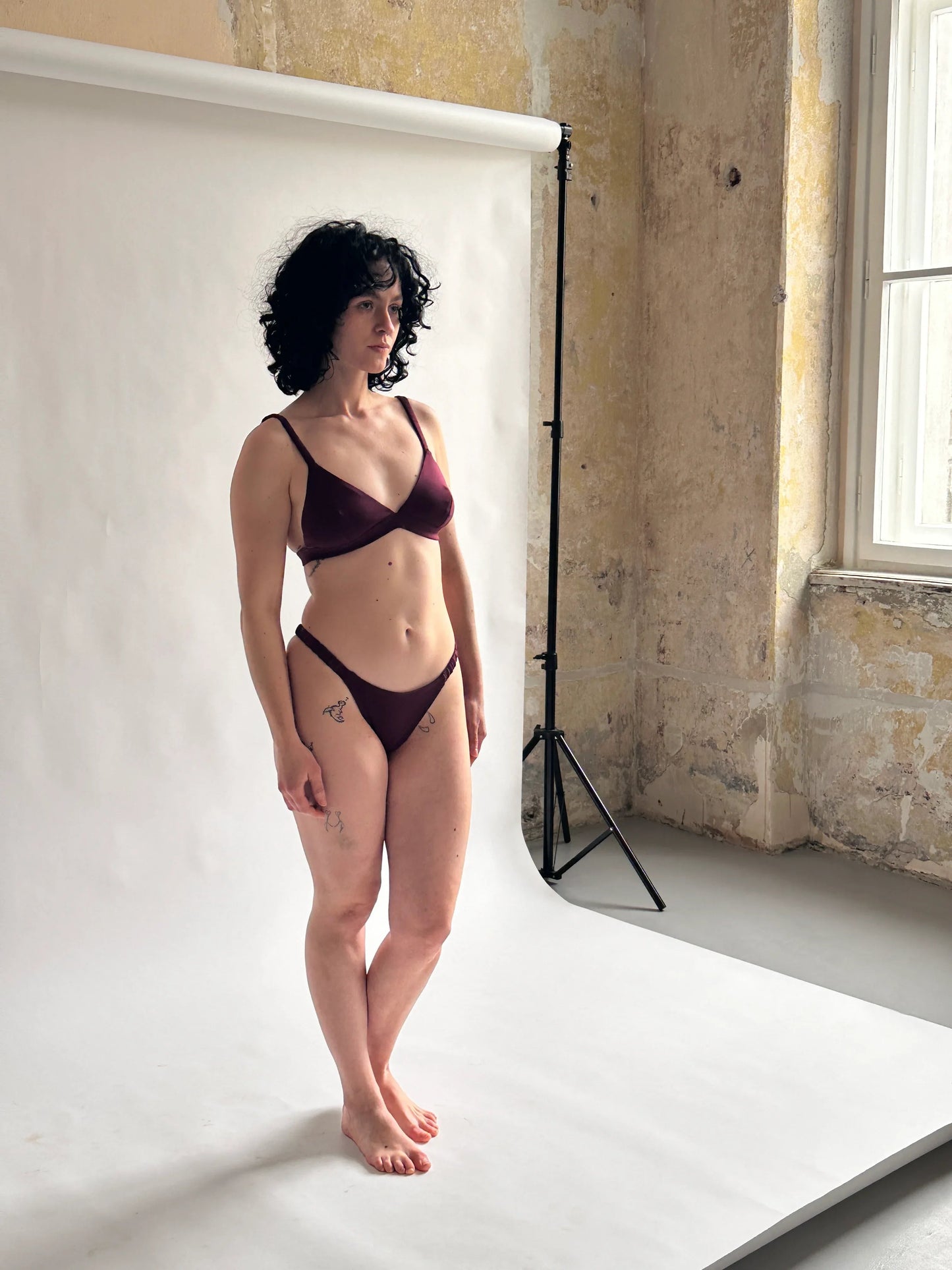 Seacell Brazilian Briefs — Burgundy
