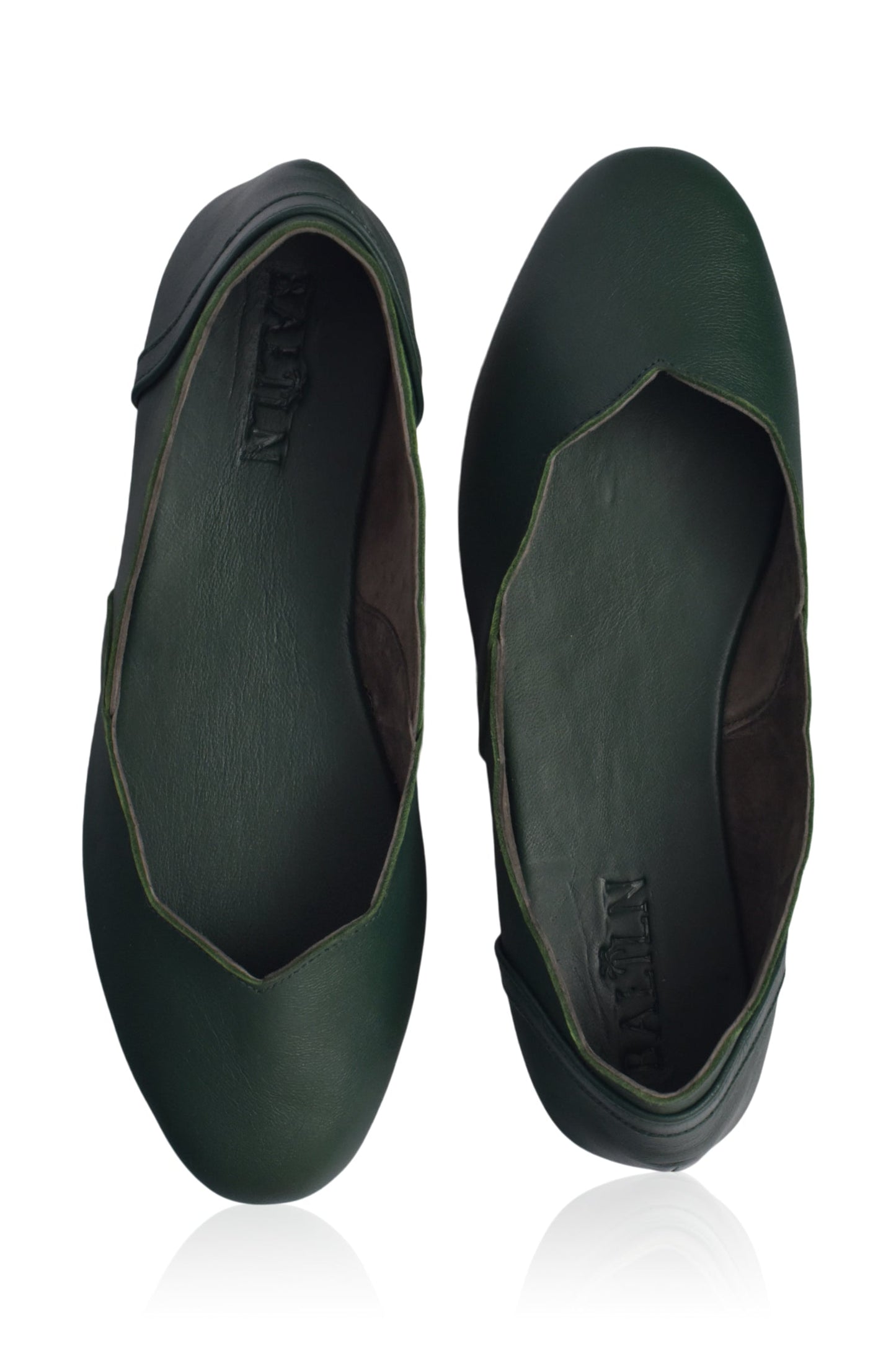 Leather Ballet Flats — Morning Commute