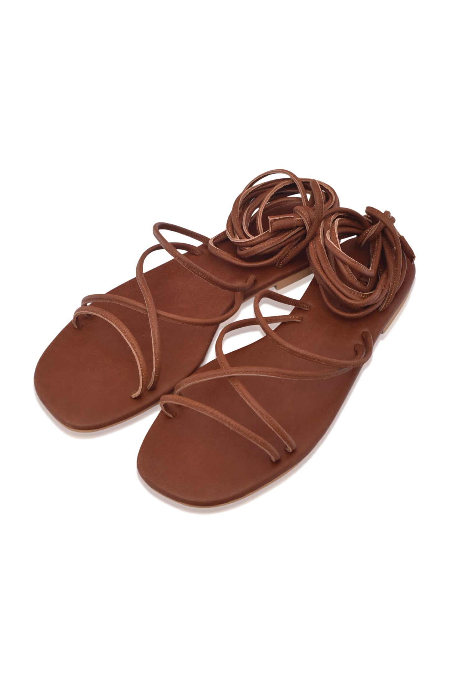 Strappy Leather Sandals — Night Walk