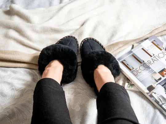 Sheepskin Mules — Off-Duty Warmth