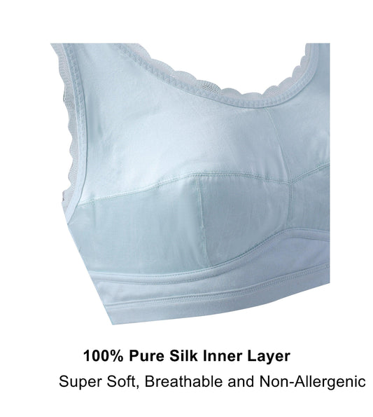 Silk & Organic Cotton Back-Support Bra — Everyday Hold
