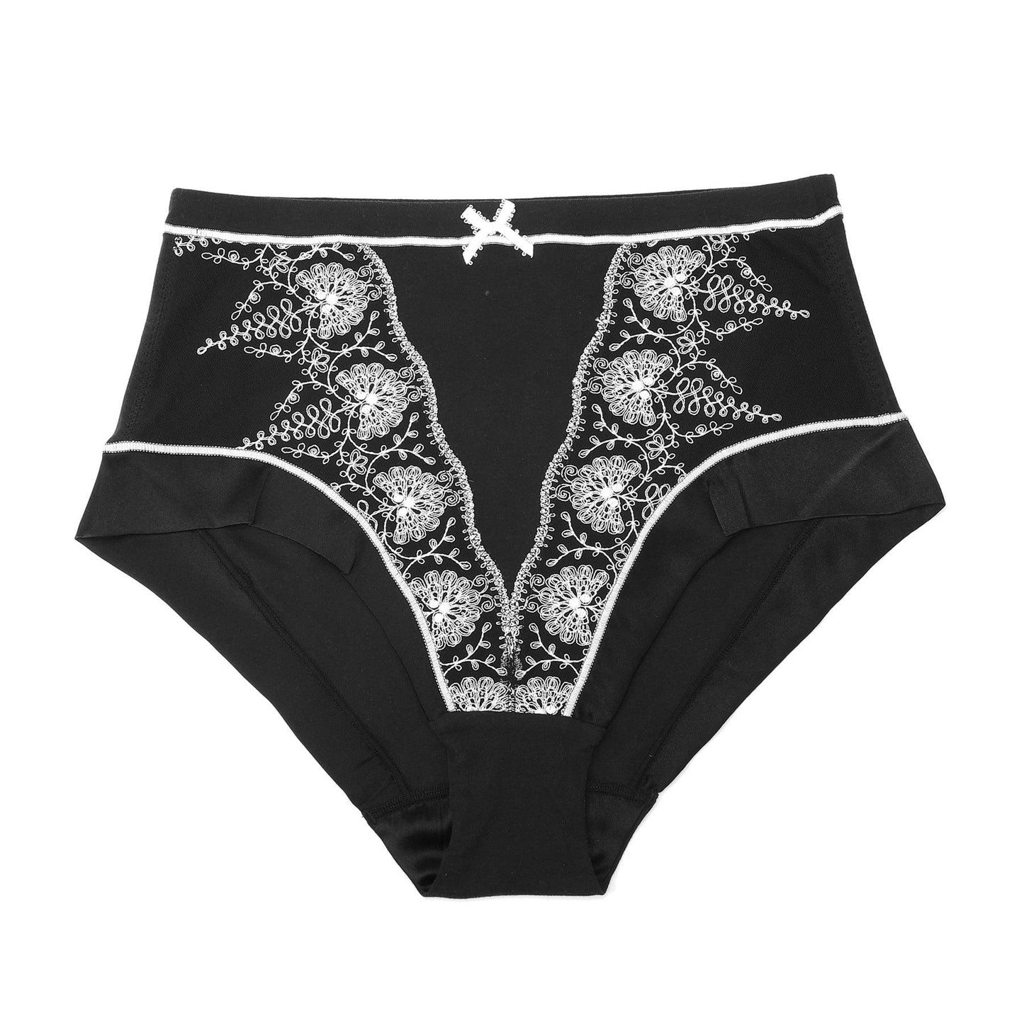 Silk & Organic Cotton Full Brief — Blackout