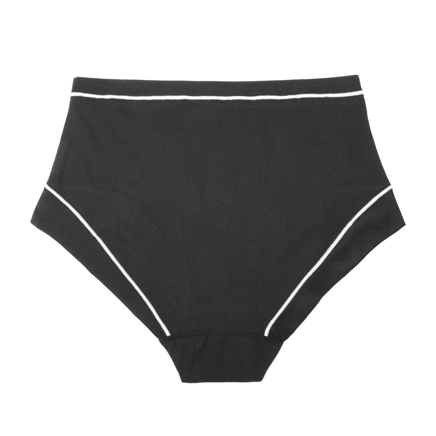 Silk & Organic Cotton Full Brief — Blackout