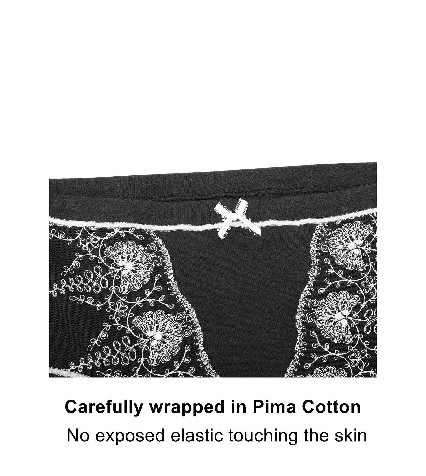 Silk & Organic Cotton Full Brief — Blackout