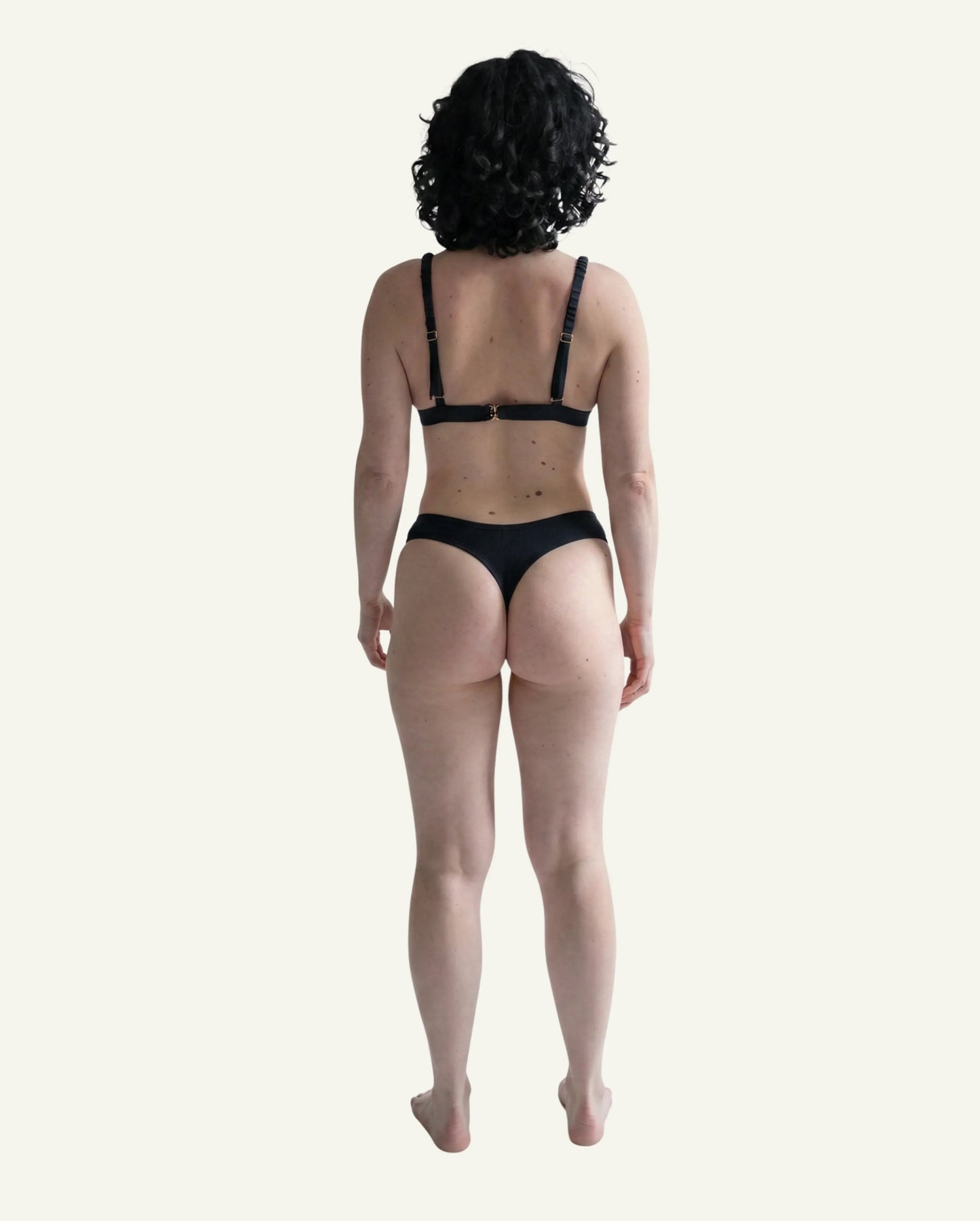 Seaweed Thong — Black