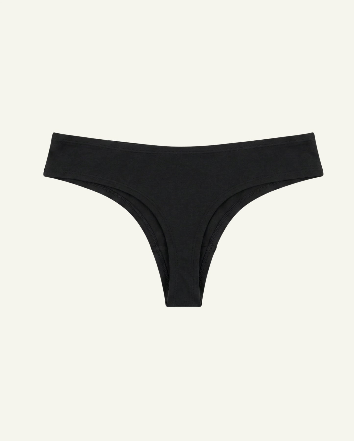 Seaweed Thong — Black