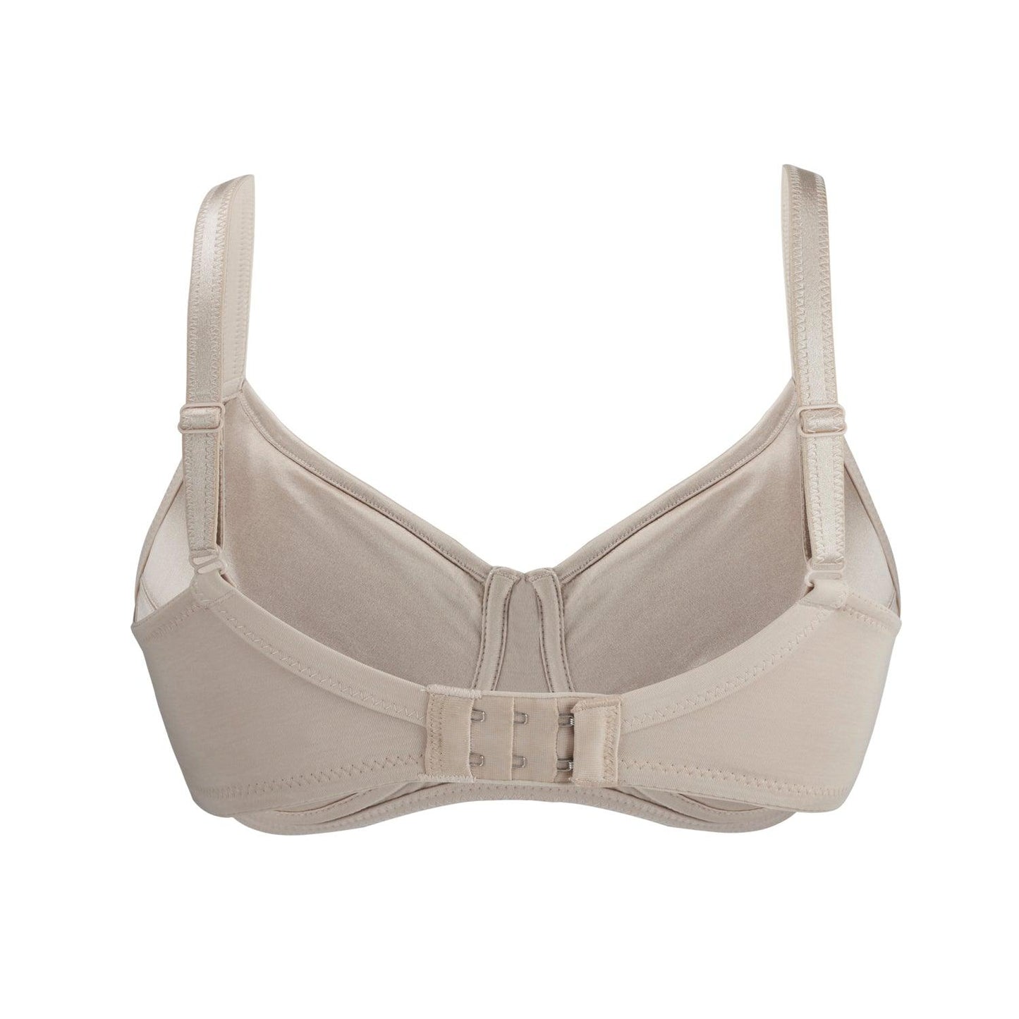 Silk & Organic Cotton Non-Wired Bra — Ivory