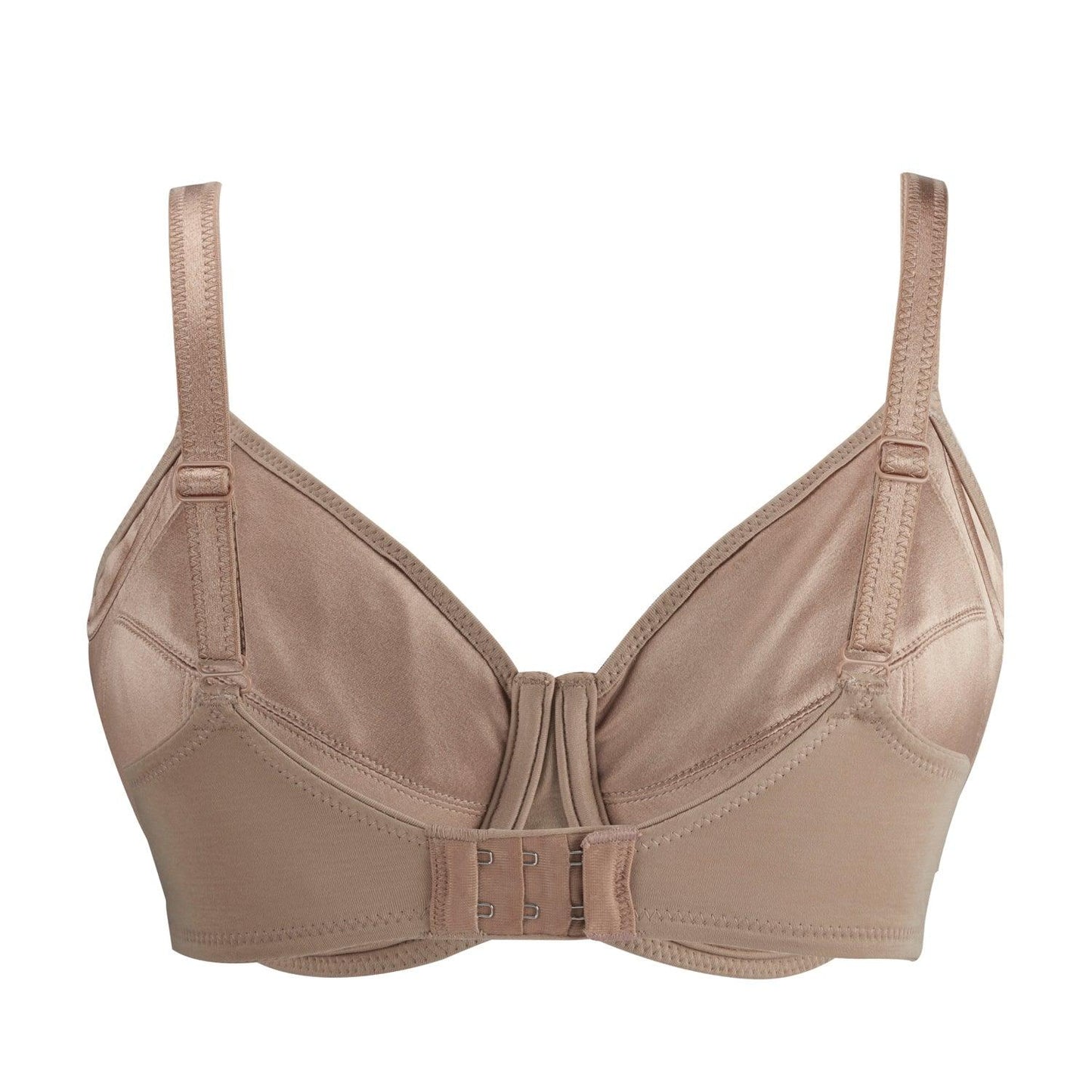 Silk & Organic Cotton Underwired Bra — Warm Gold