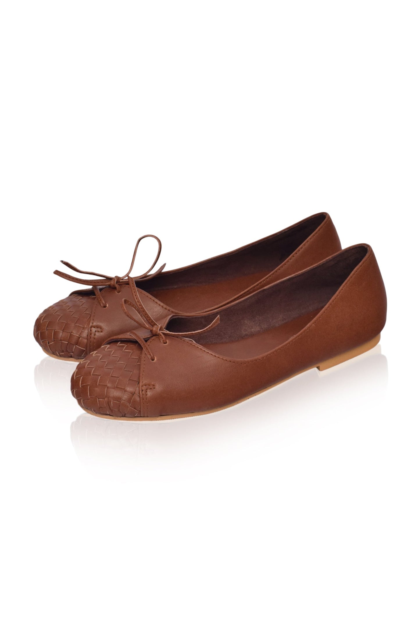 Woven Leather Flats — Weekend Wander