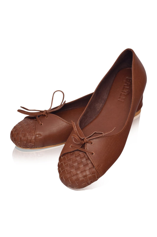 Woven Leather Flats — Weekend Wander