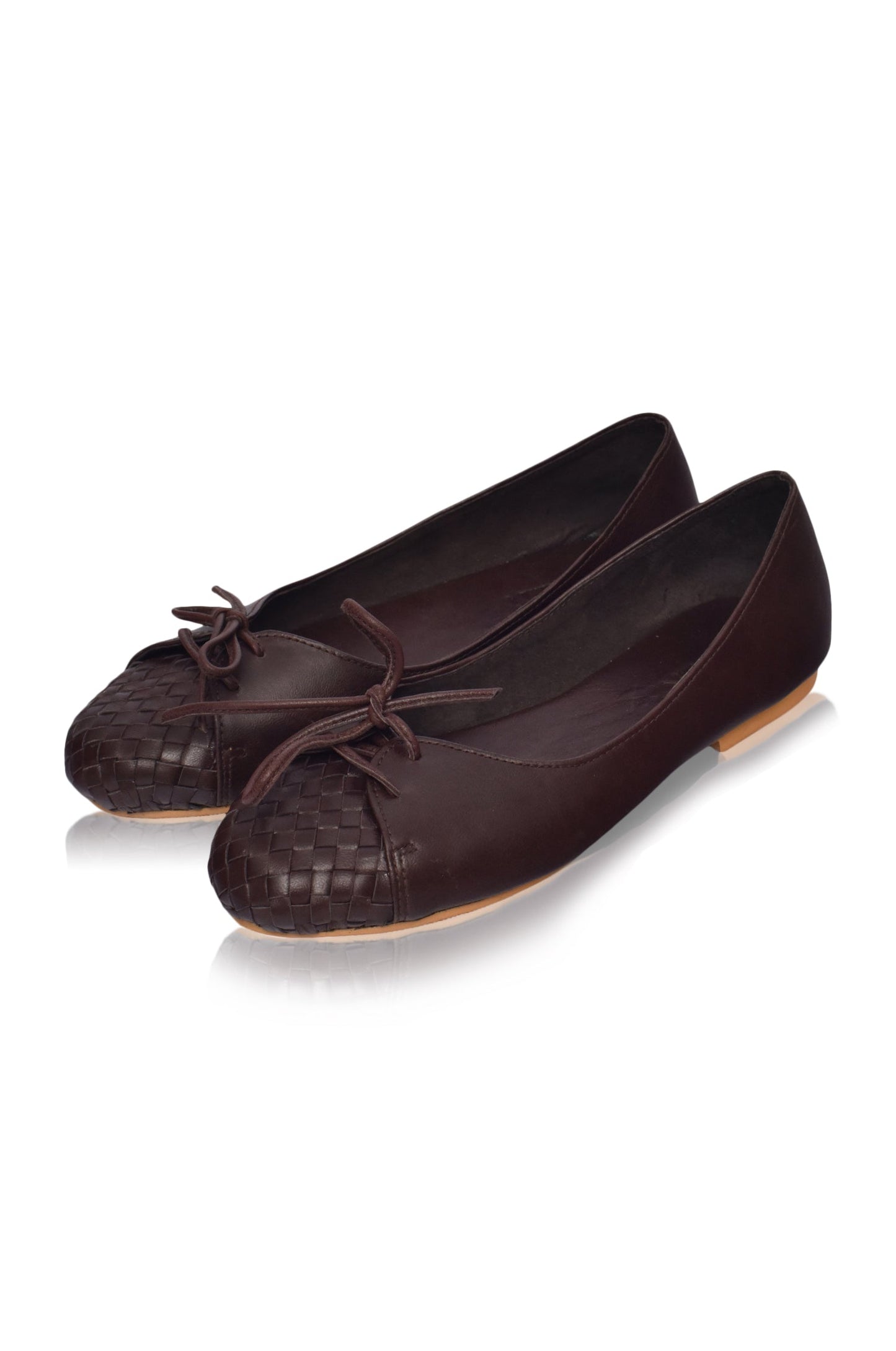 Woven Leather Flats — Weekend Wander