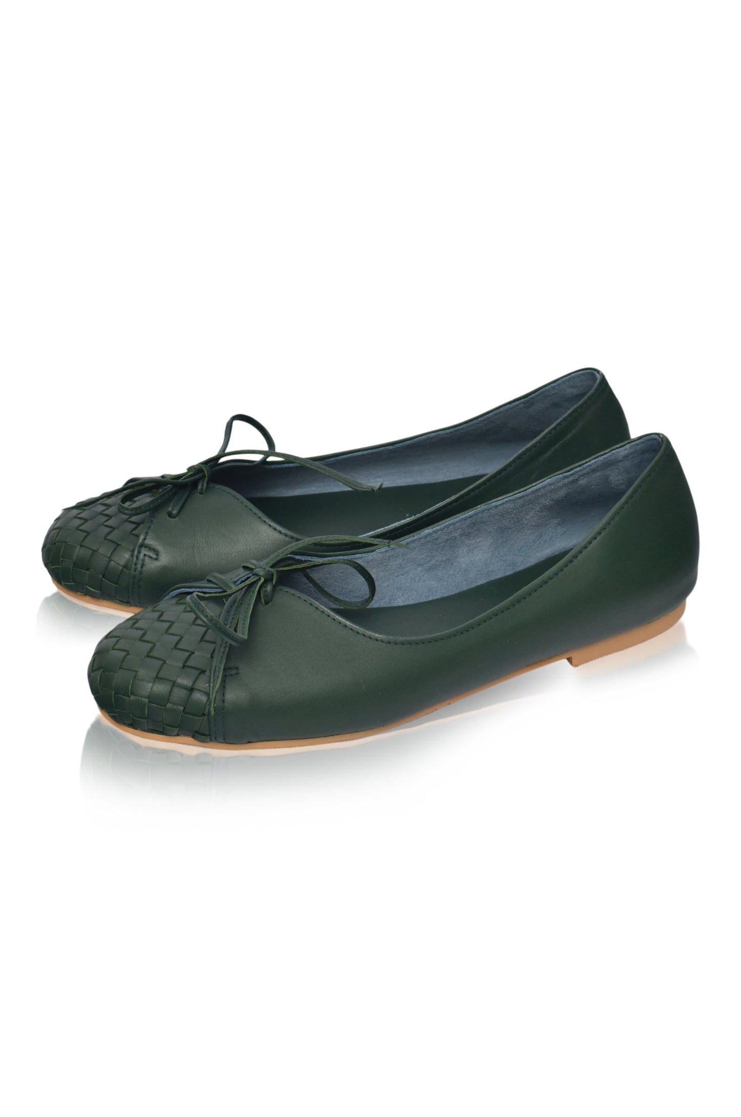 Woven Leather Flats — Weekend Wander