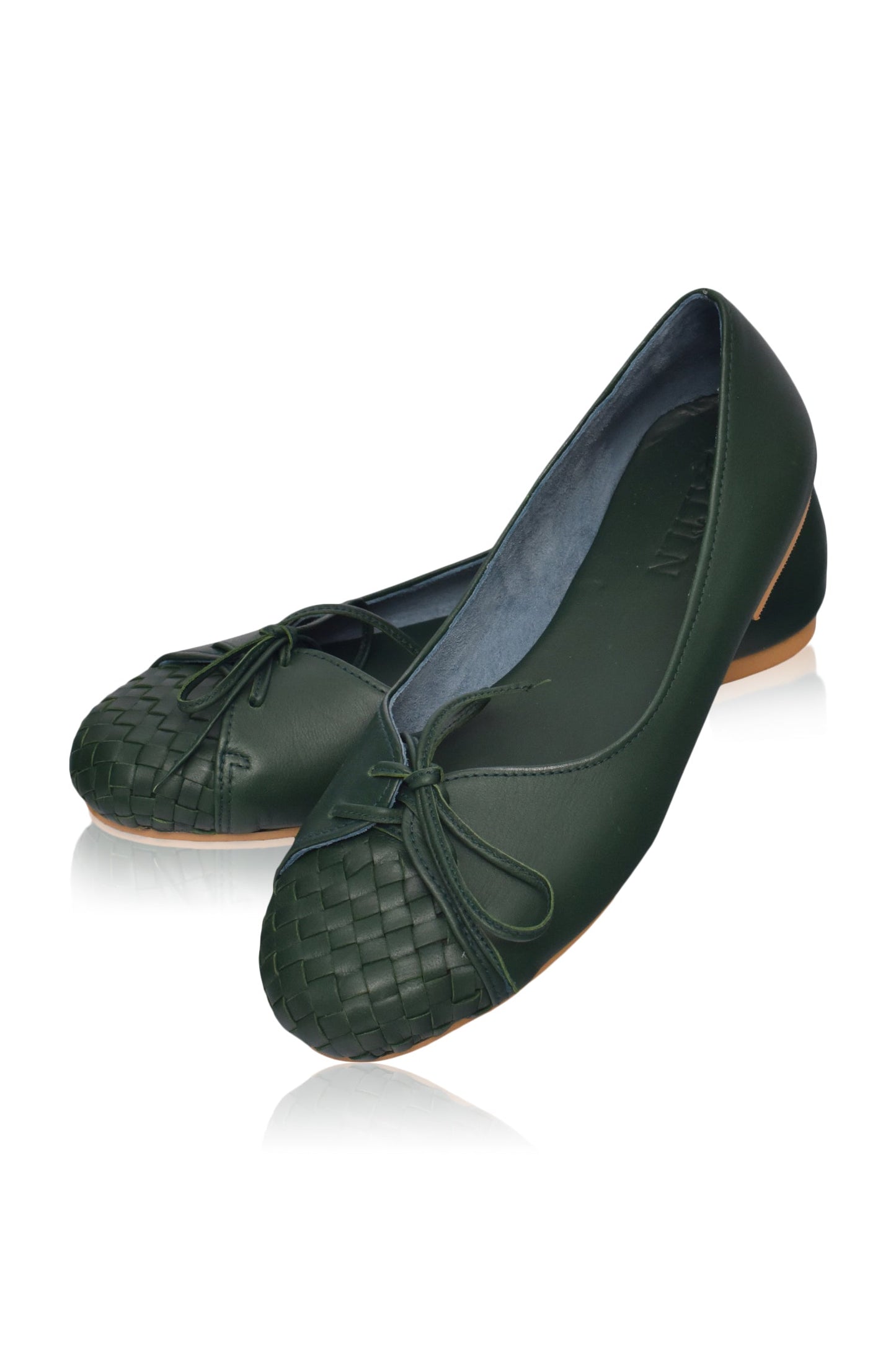 Woven Leather Flats — Weekend Wander