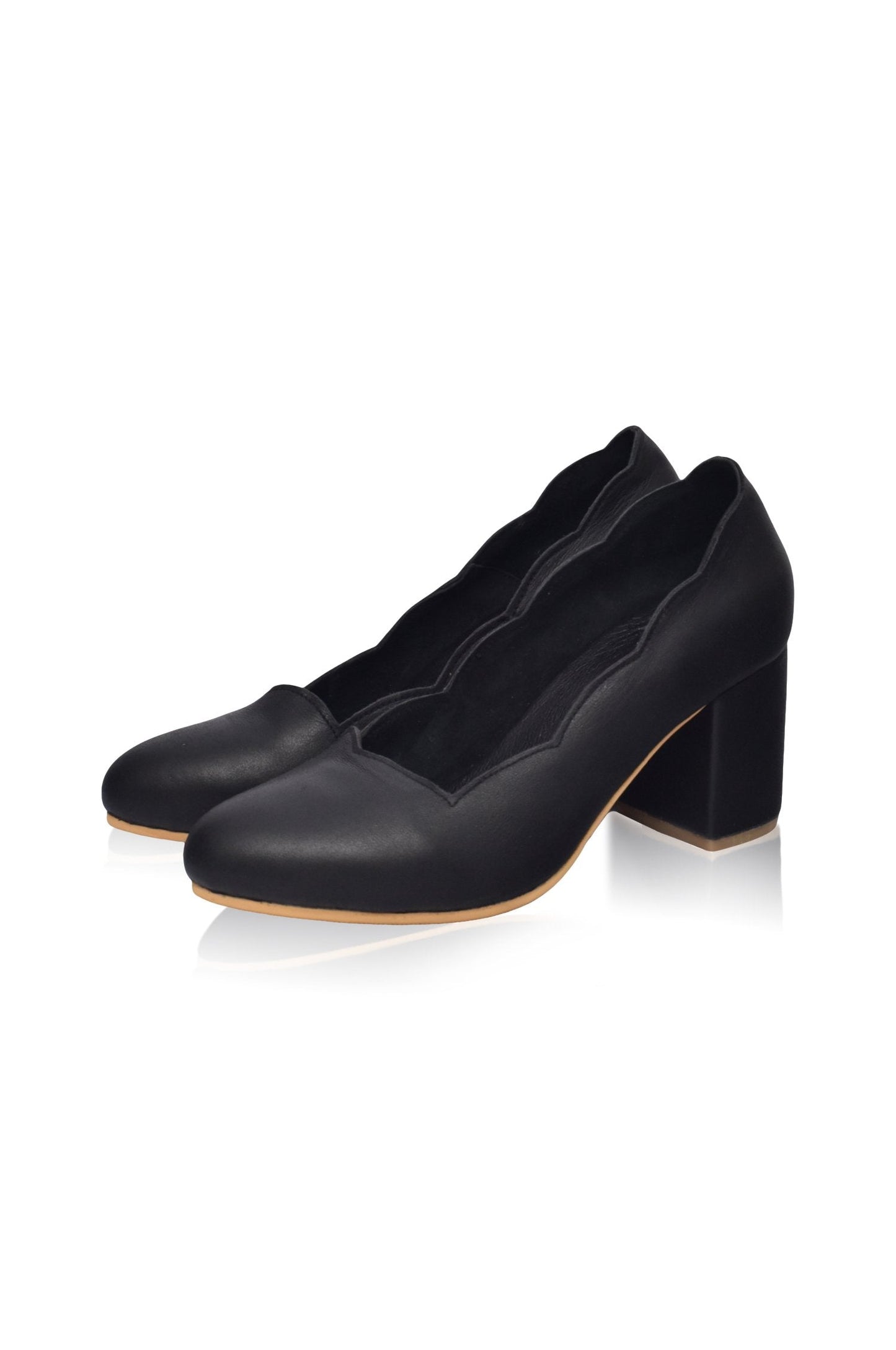 Classic Leather Heels — Mayfair Standard