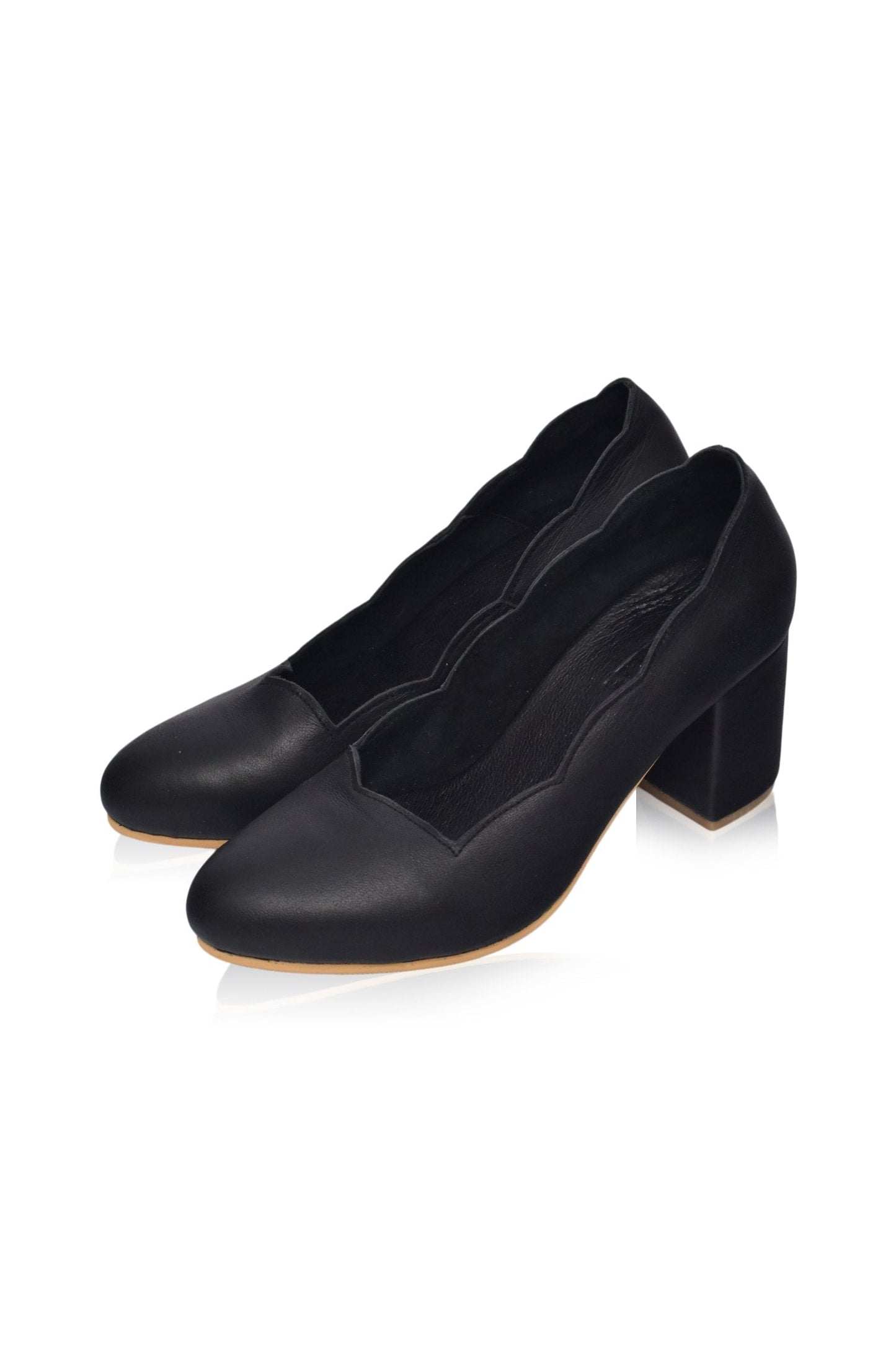 Classic Leather Heels — Mayfair Standard