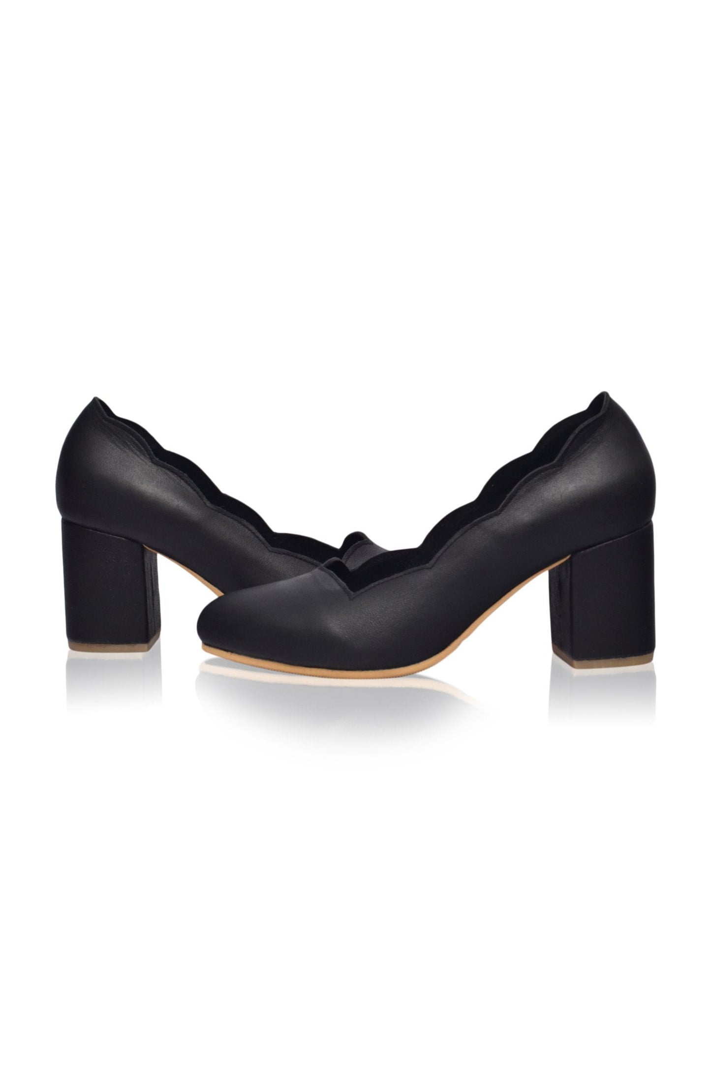 Classic Leather Heels — Mayfair Standard