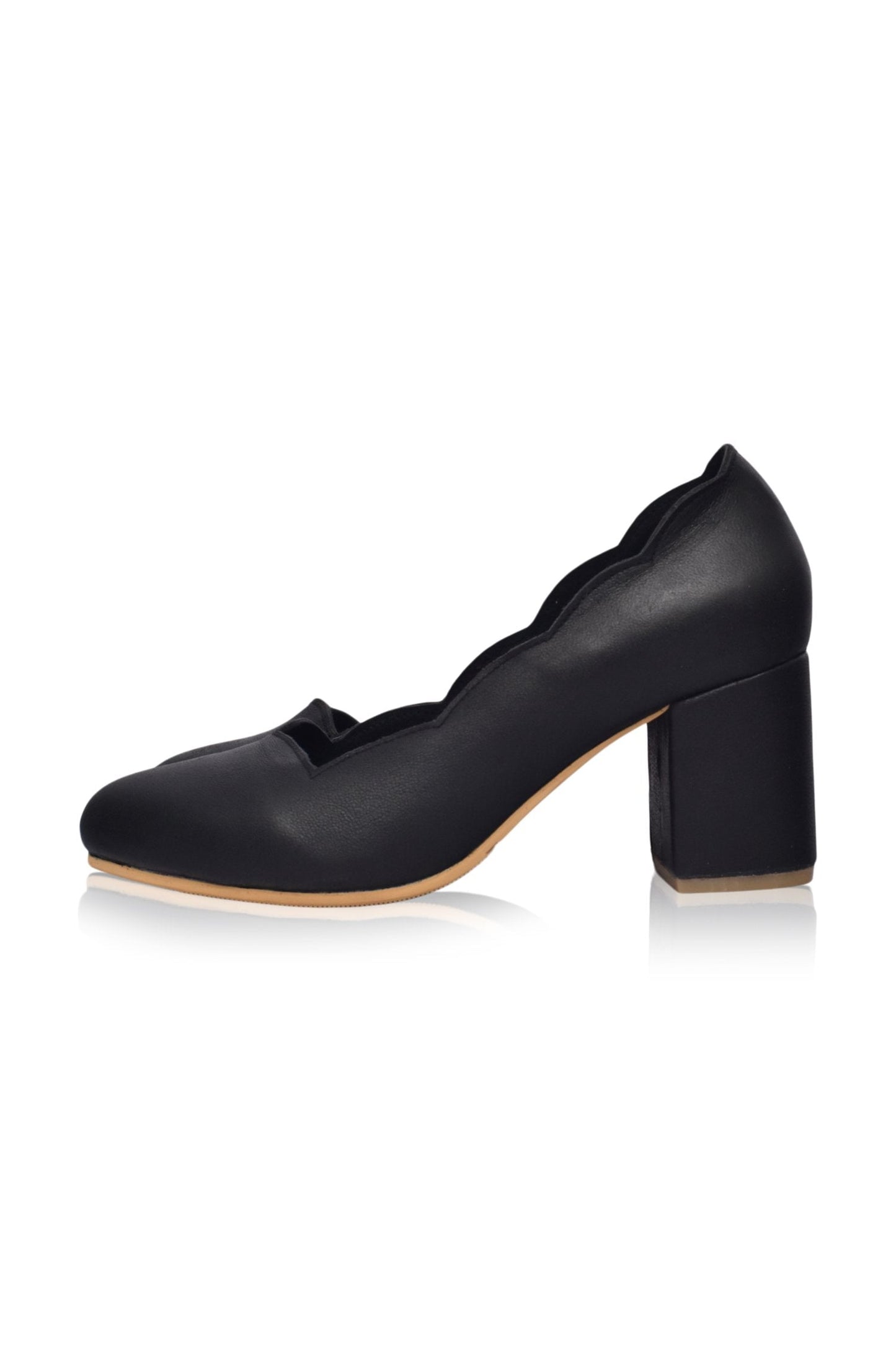 Classic Leather Heels — Mayfair Standard