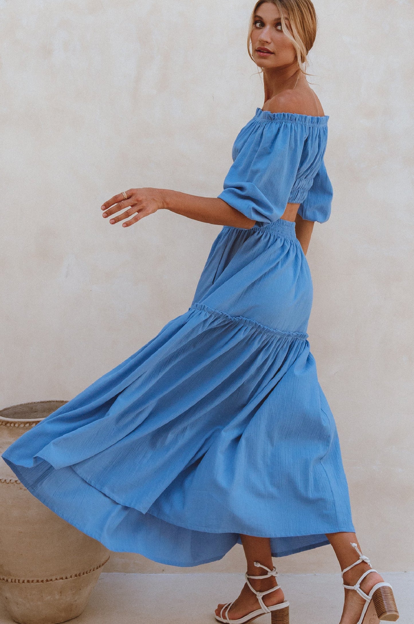 Boho Linen Maxi Skirt — Sweep the City
