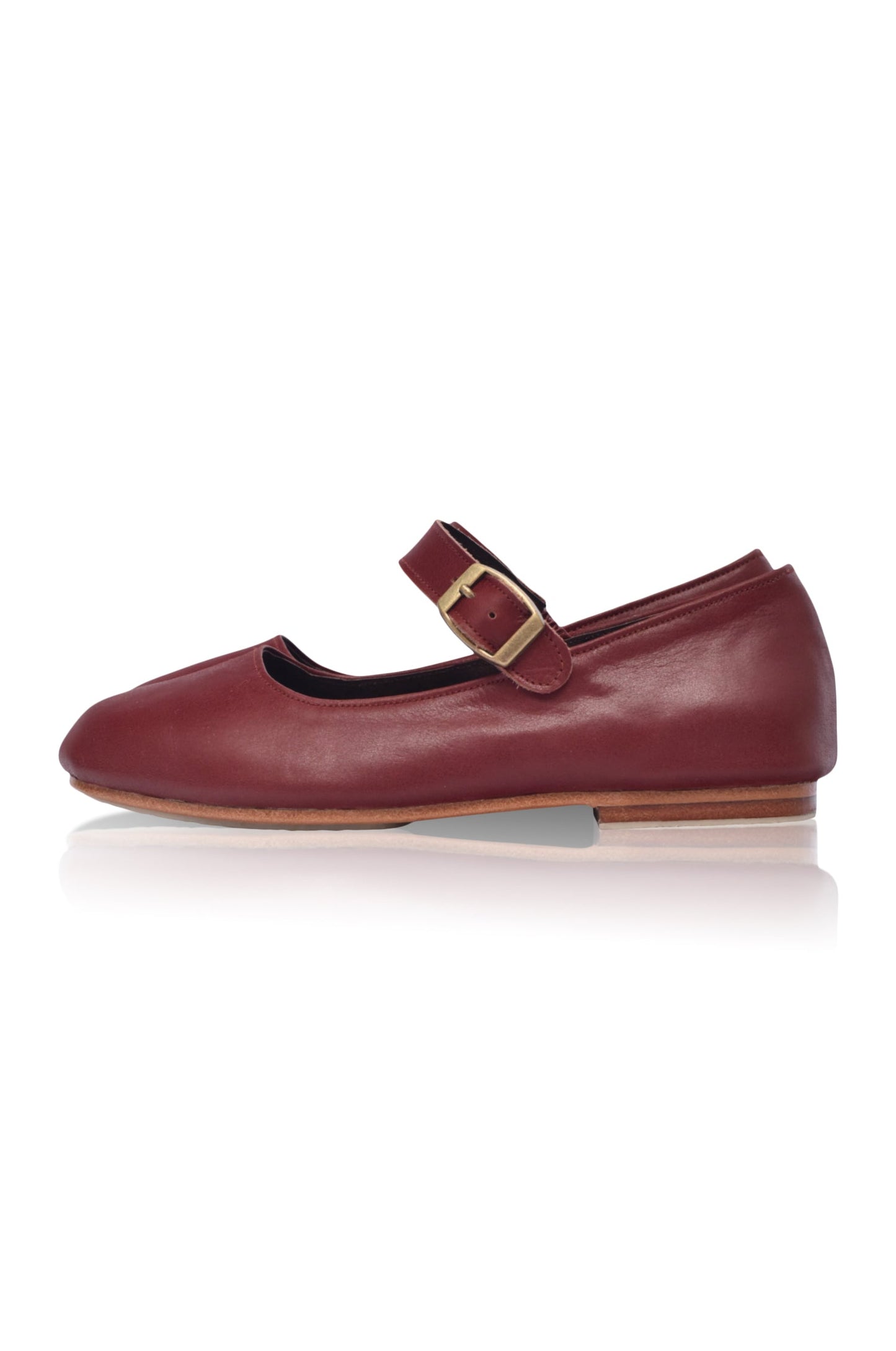Mary Jane Leather Flats — City Sprint
