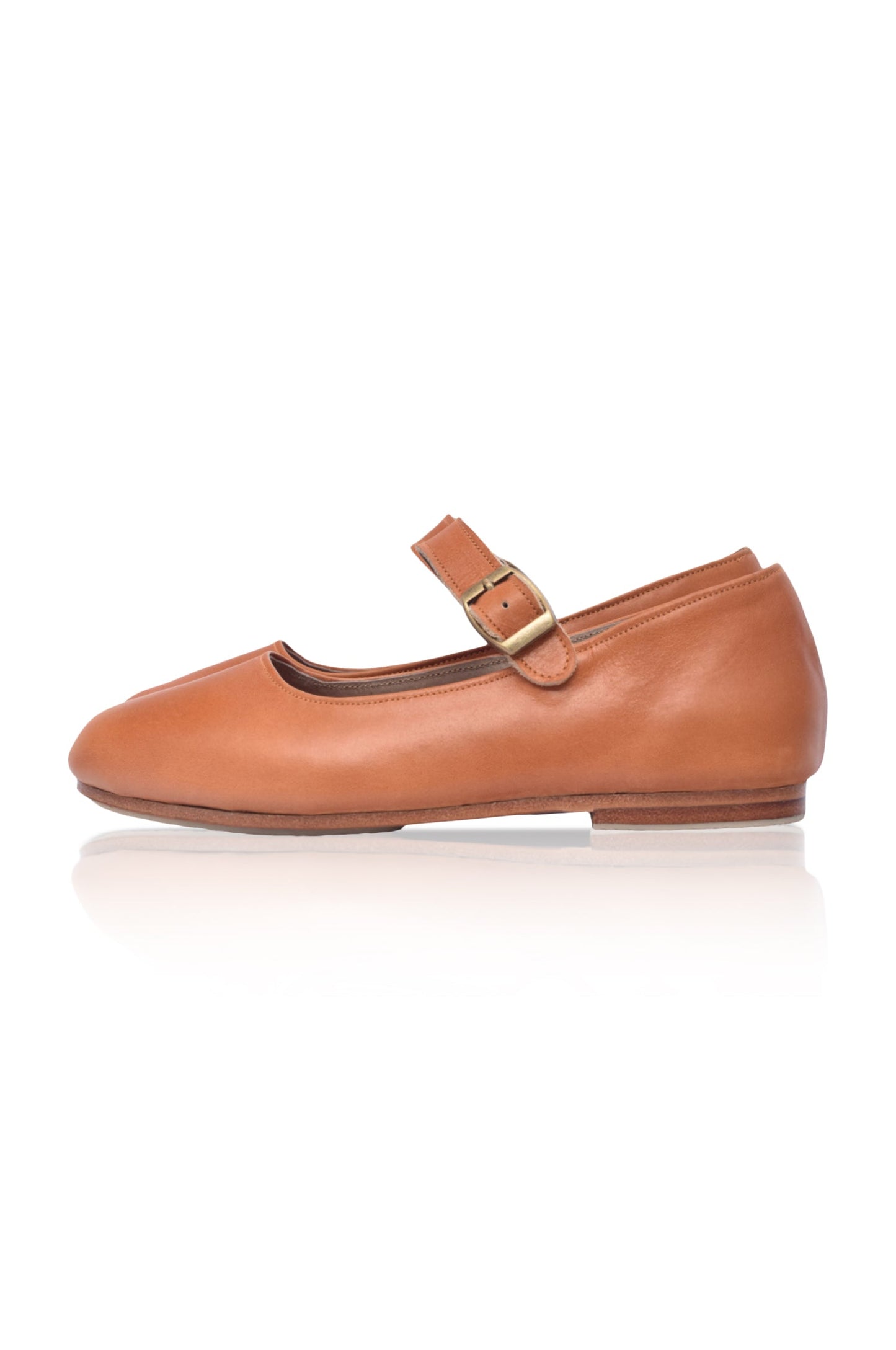 Mary Jane Leather Flats — City Sprint