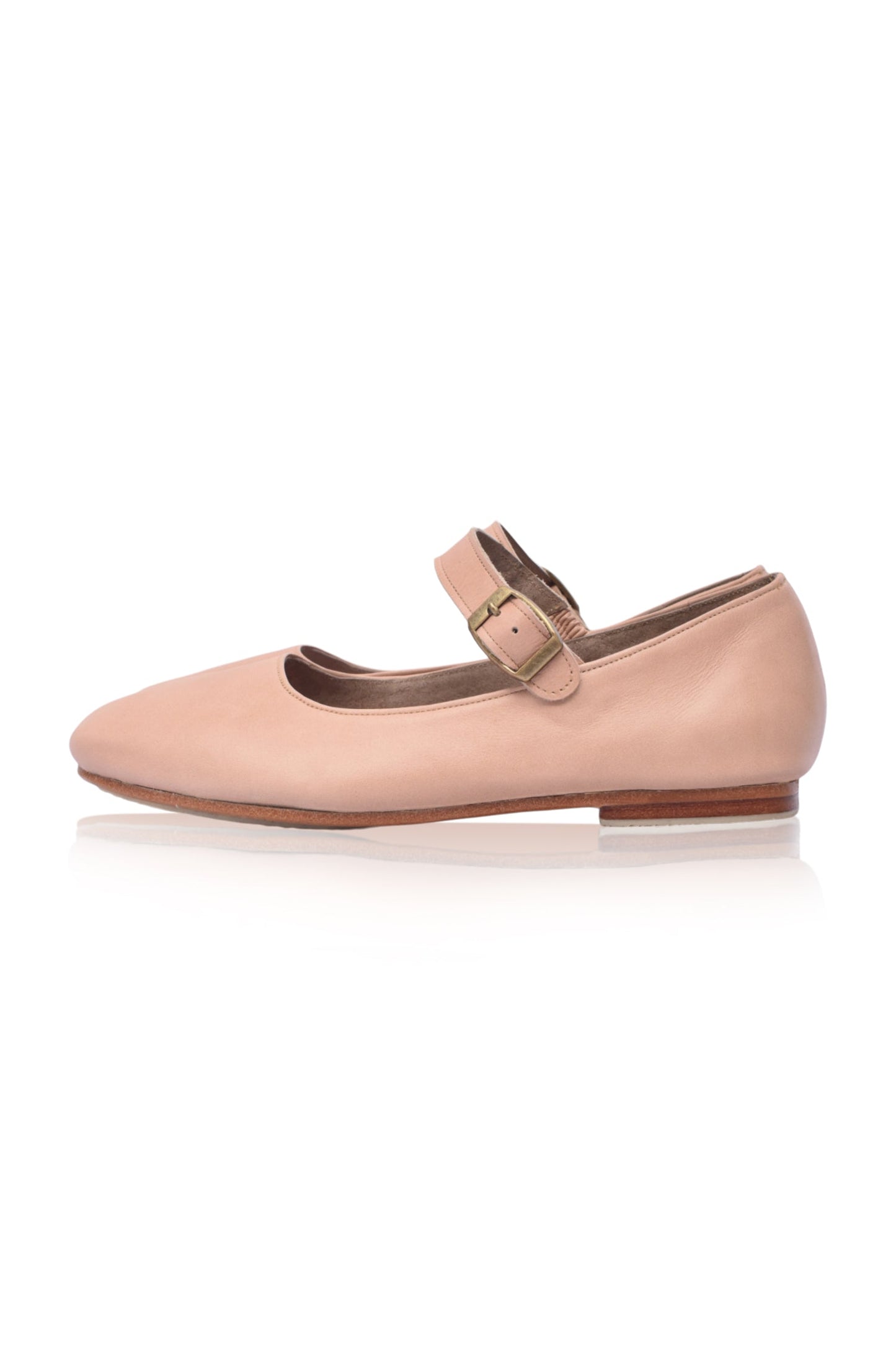 Mary Jane Leather Flats — City Sprint