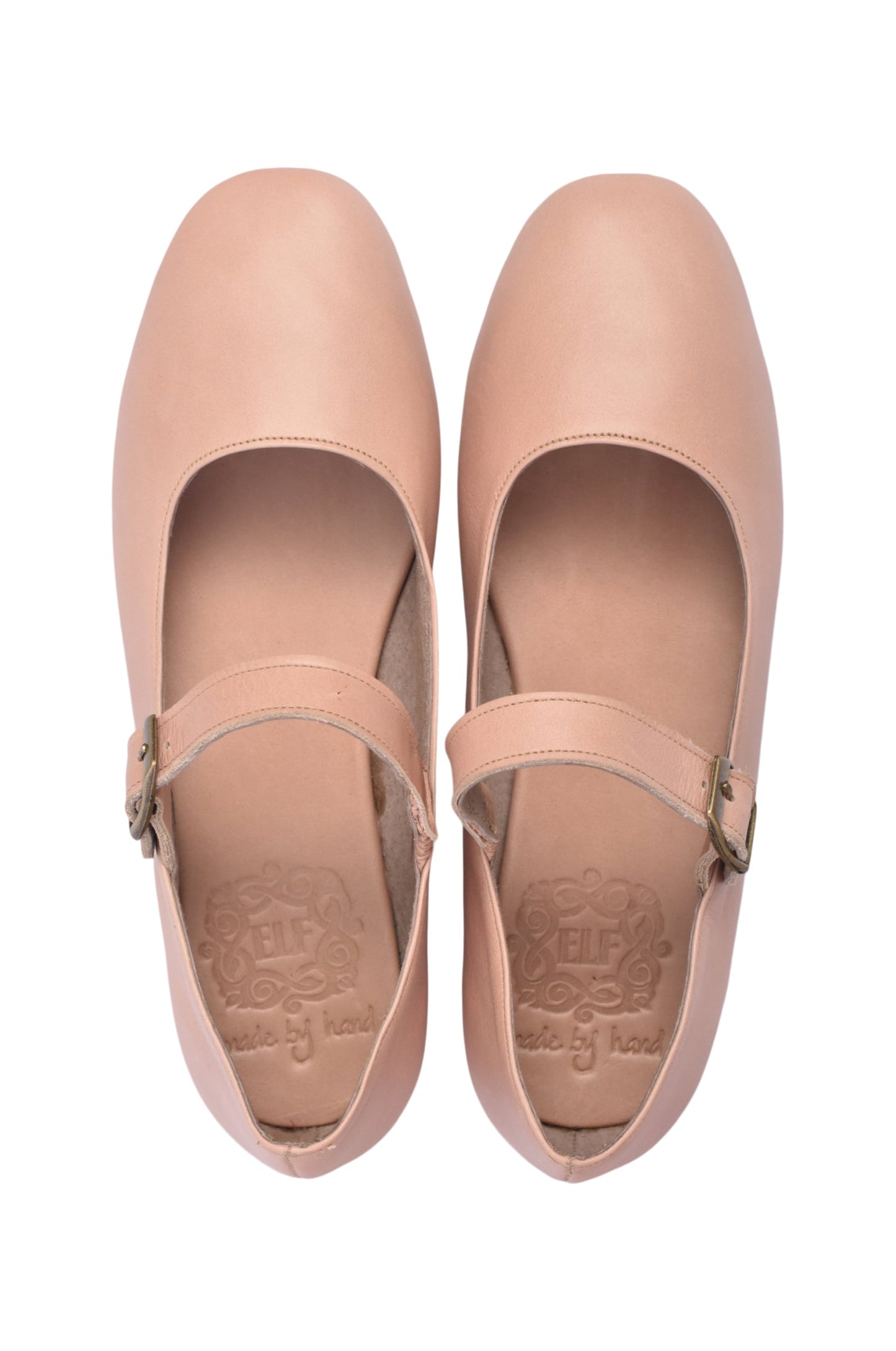 Mary Jane Leather Flats — City Sprint