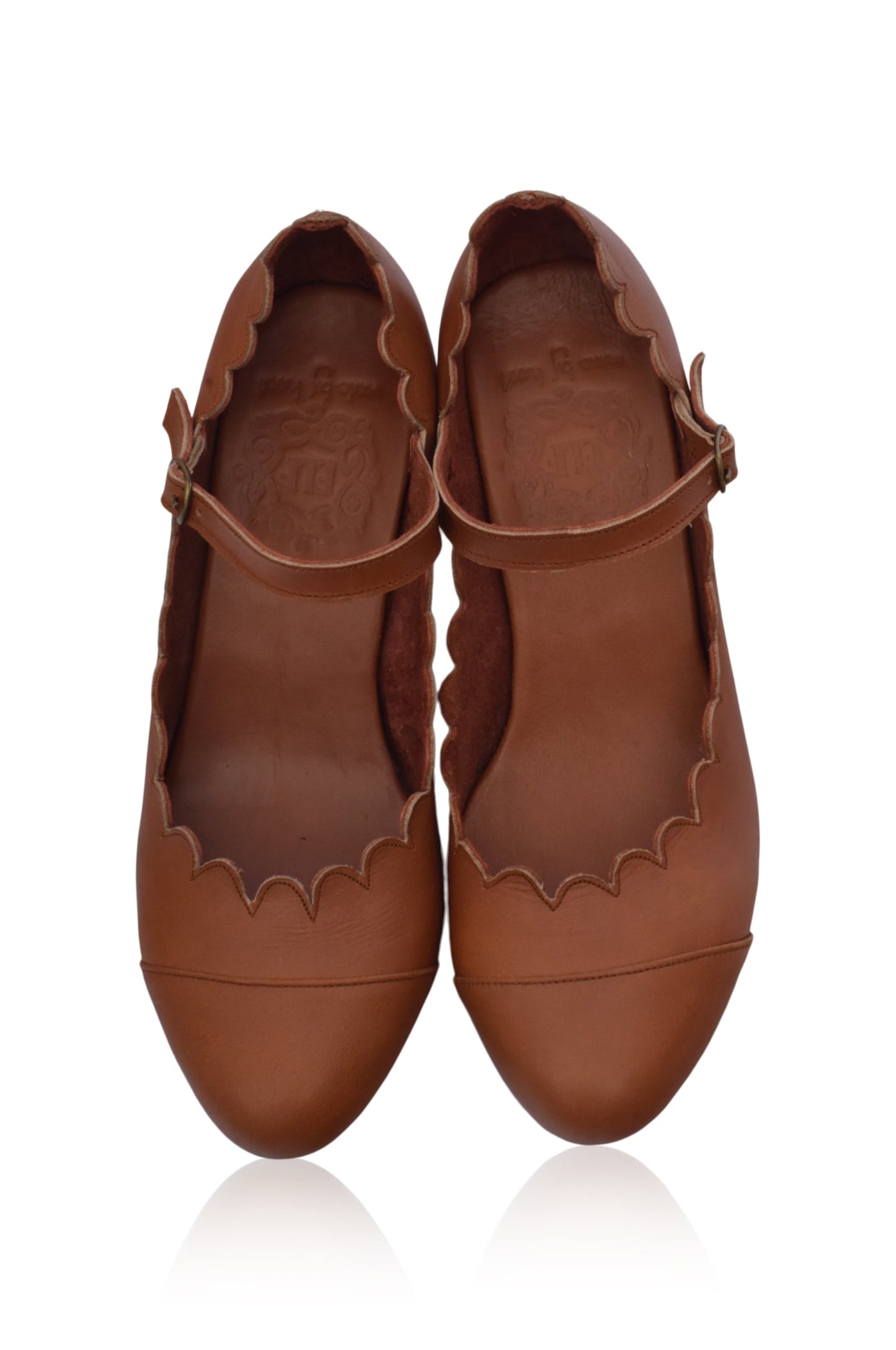 Mary Jane Leather Heels — After Hours