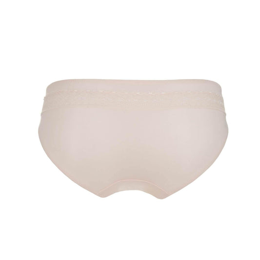 Silk & Organic Cotton Brief — Champagne