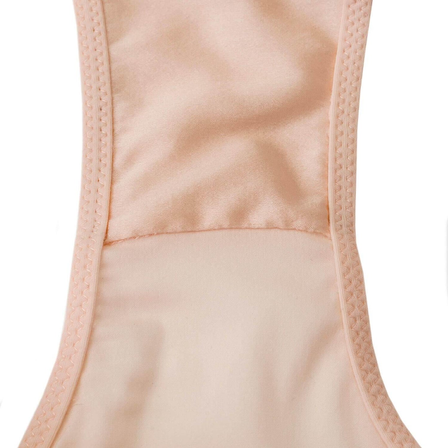 Silk & Organic Cotton Brief — Champagne