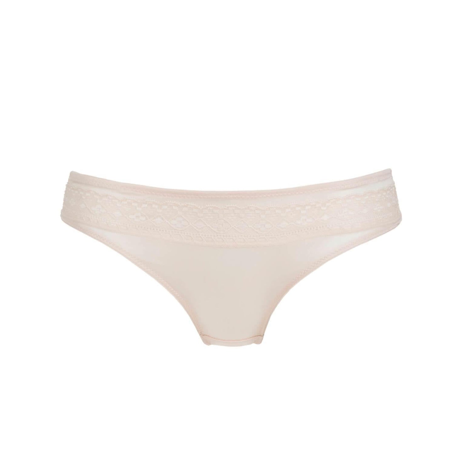 Silk & Organic Cotton Brief — Champagne