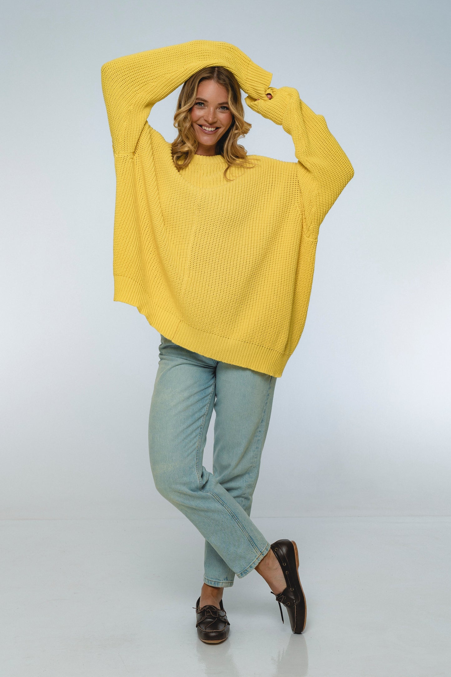 Long-Sleeve Cotton Sweater — Slow Sunday