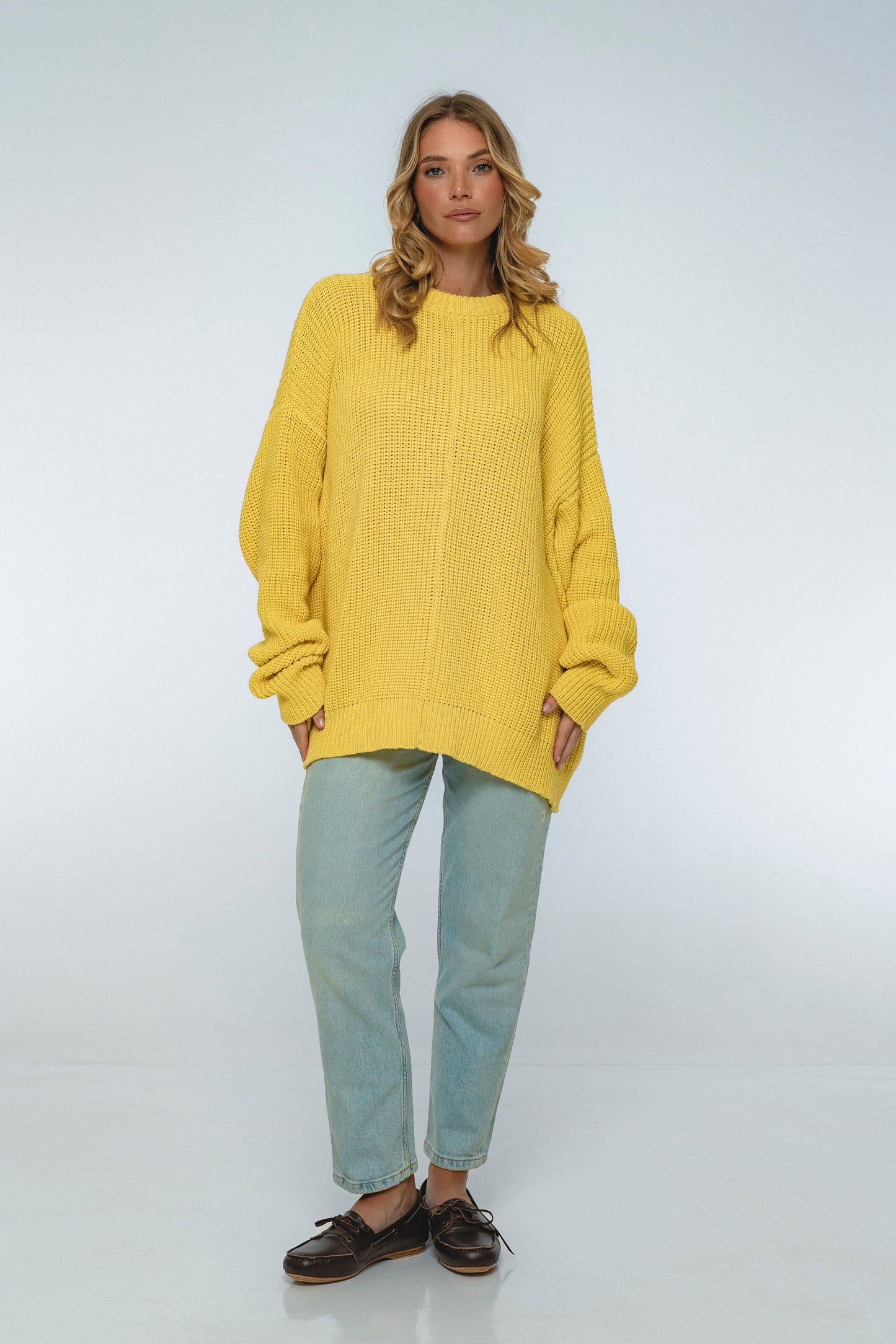 Long-Sleeve Cotton Sweater — Slow Sunday