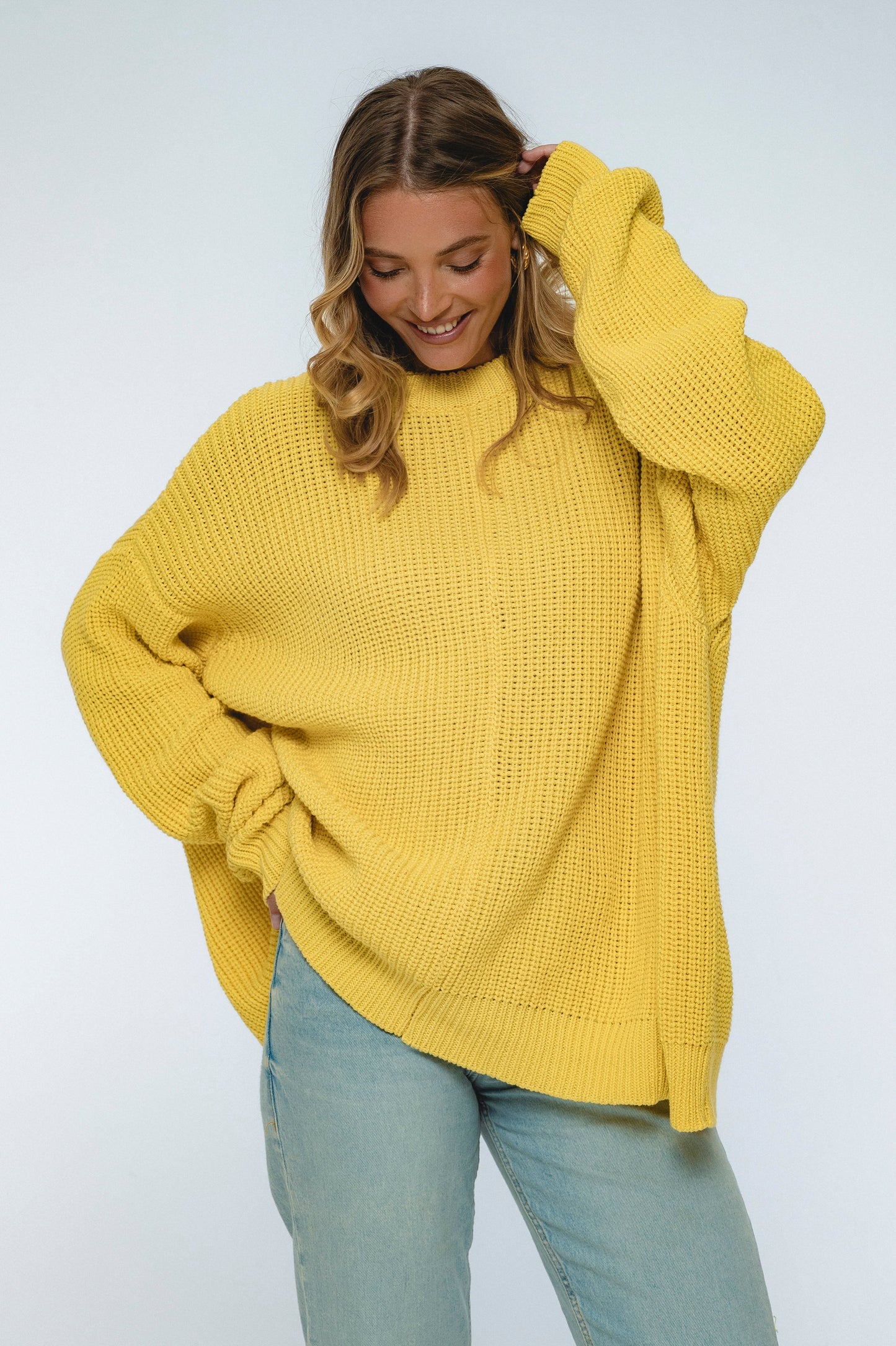 Long-Sleeve Cotton Sweater — Slow Sunday