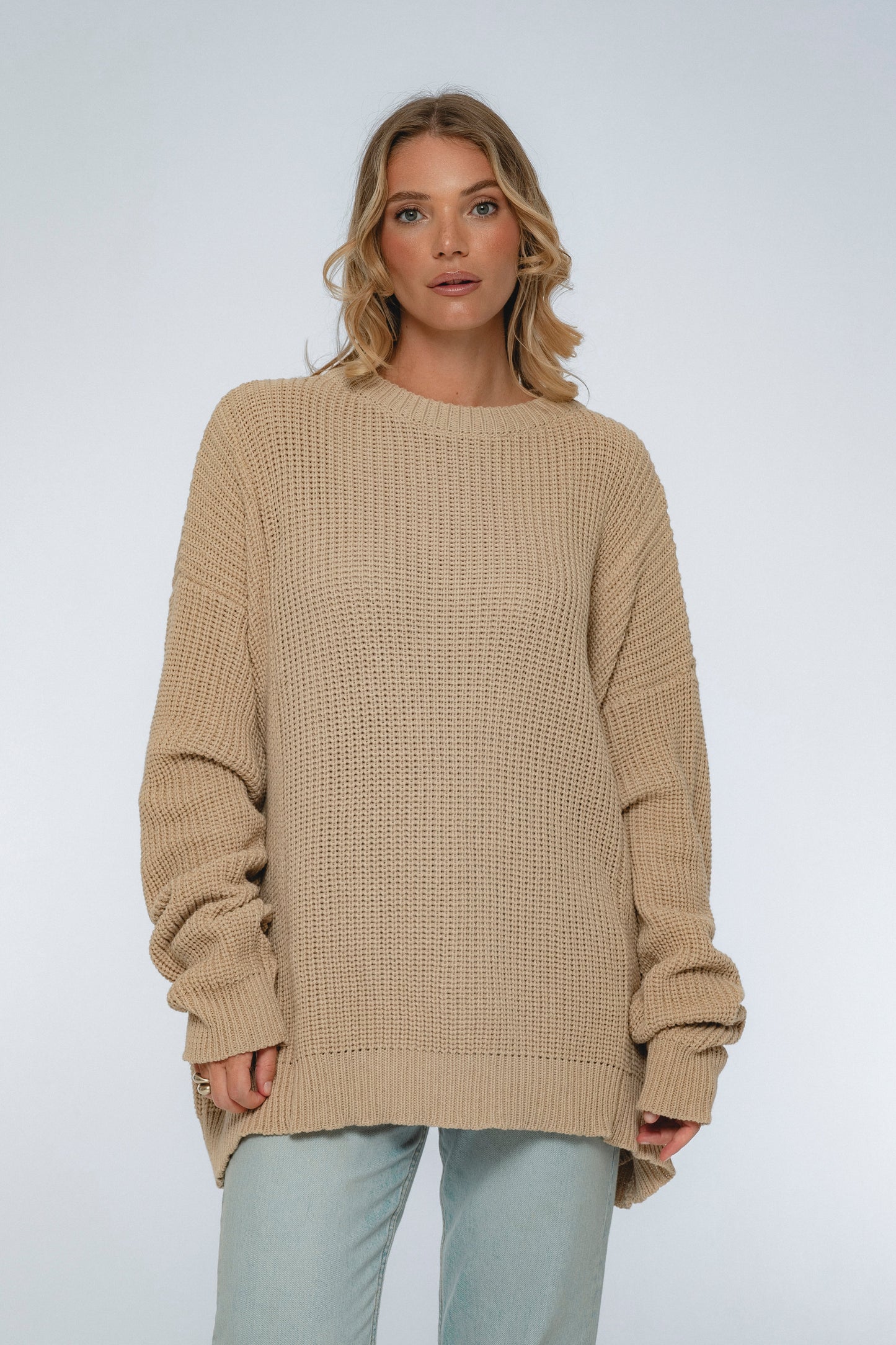Long-Sleeve Cotton Sweater — Slow Sunday