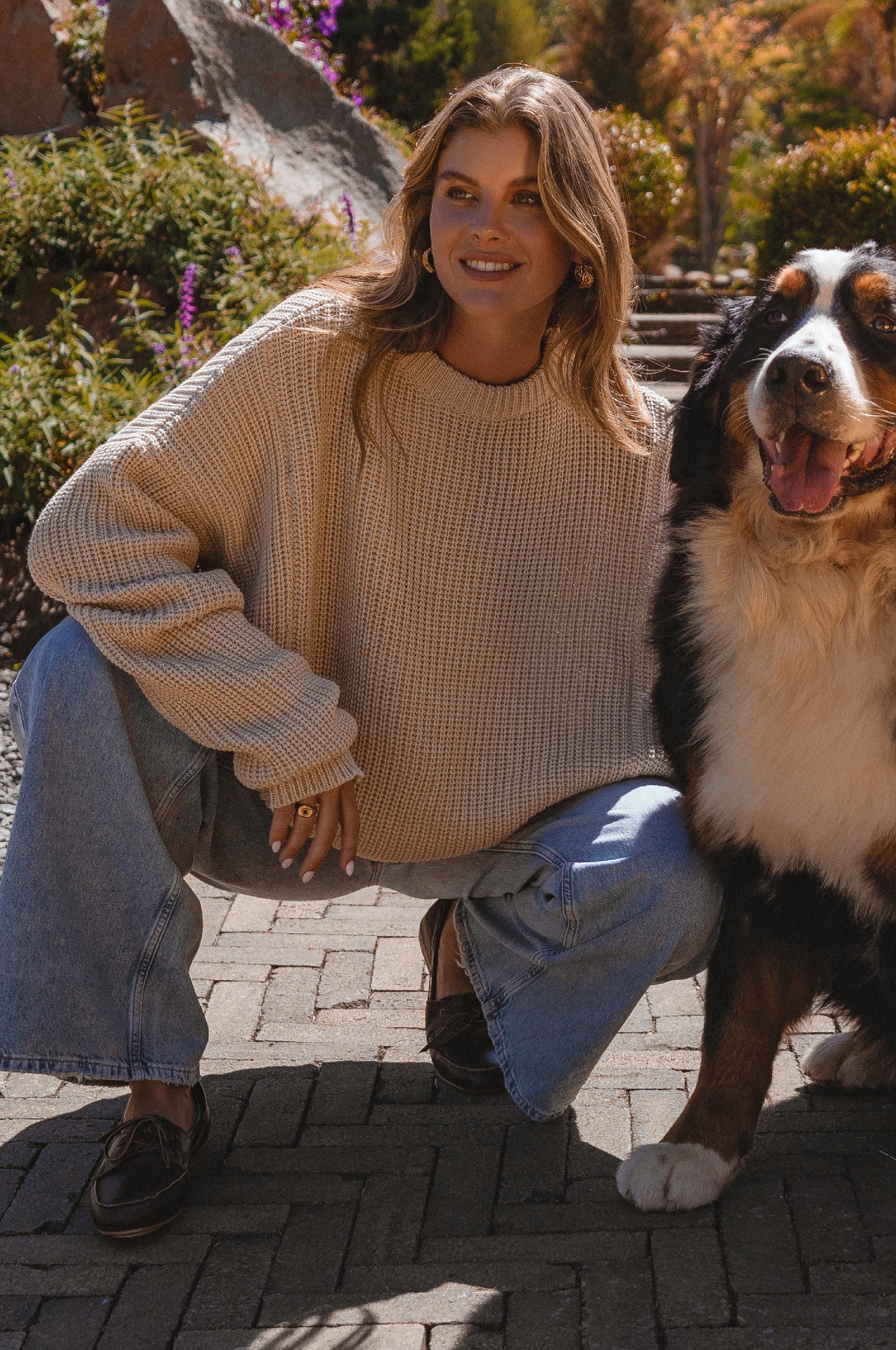 Long-Sleeve Cotton Sweater — Slow Sunday