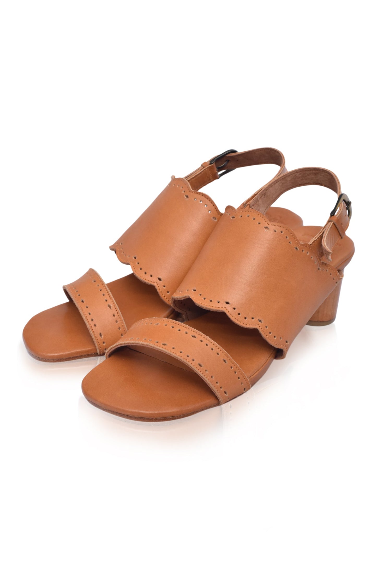 Statement Leather Heels — Night Out