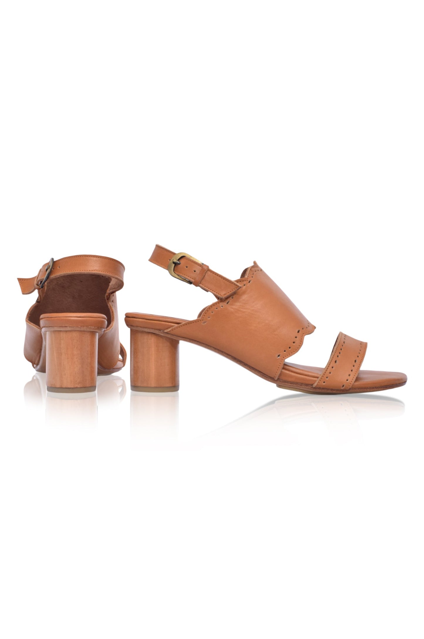 Statement Leather Heels — Night Out