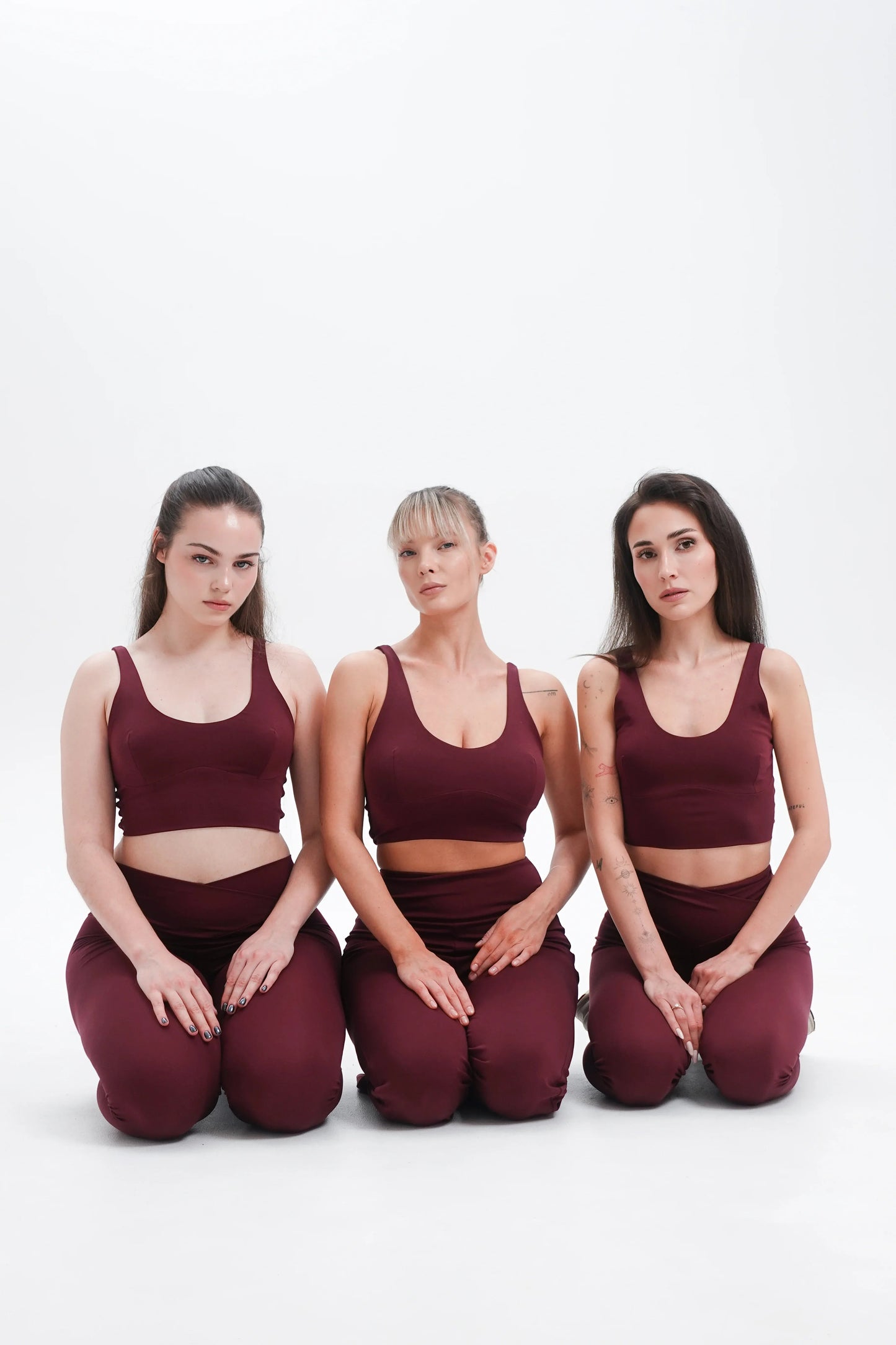 Seacell Sports Bra — Burgundy