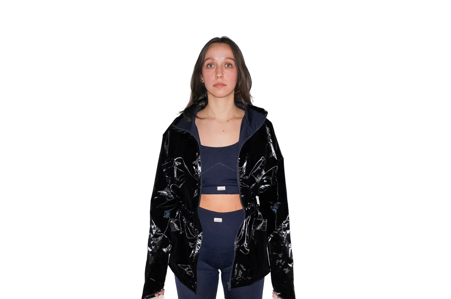 Cotton Windbreaker — Black