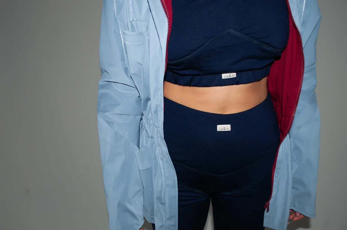Cotton Windbreaker — Sky Blue