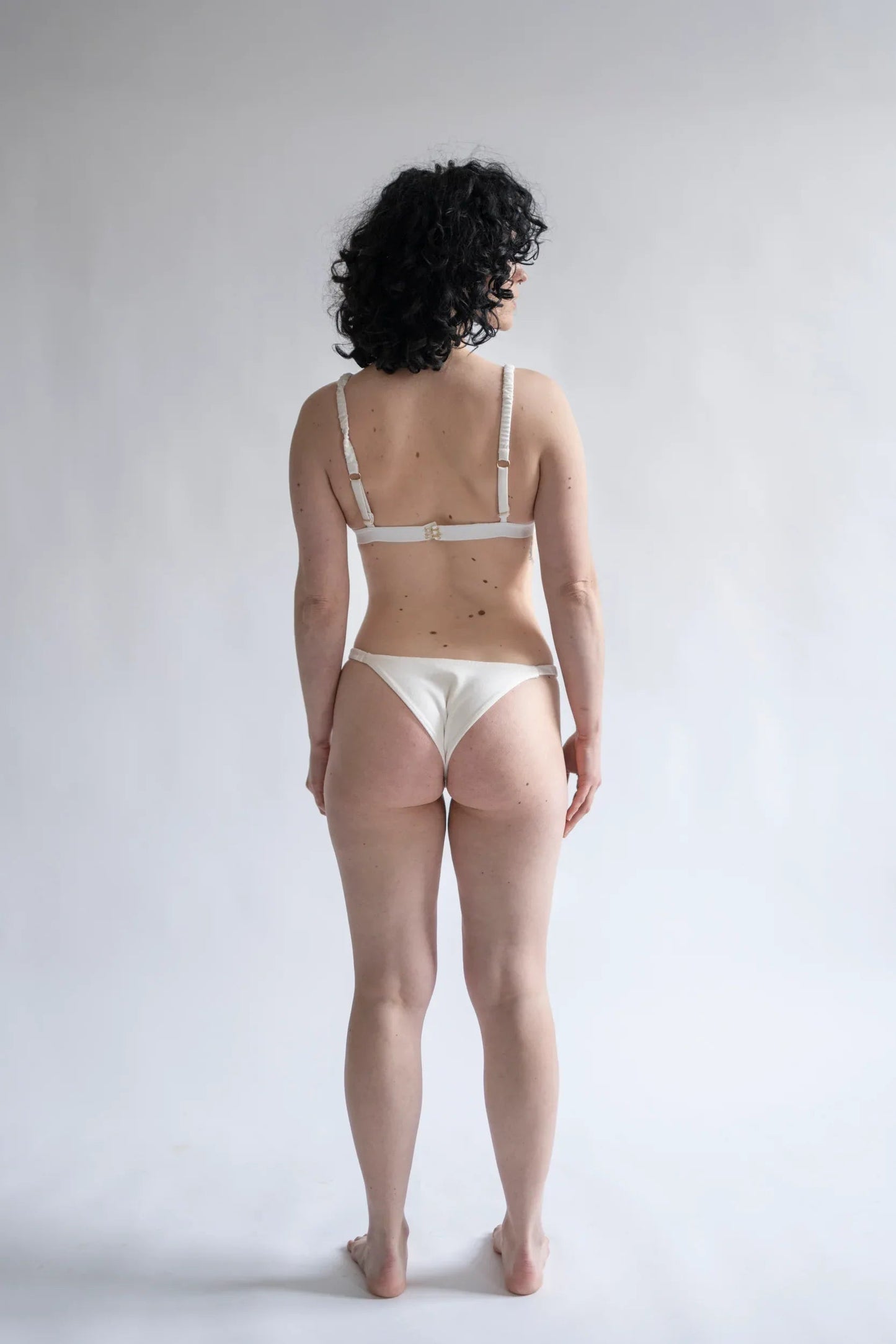 Silk Bra — Pure White