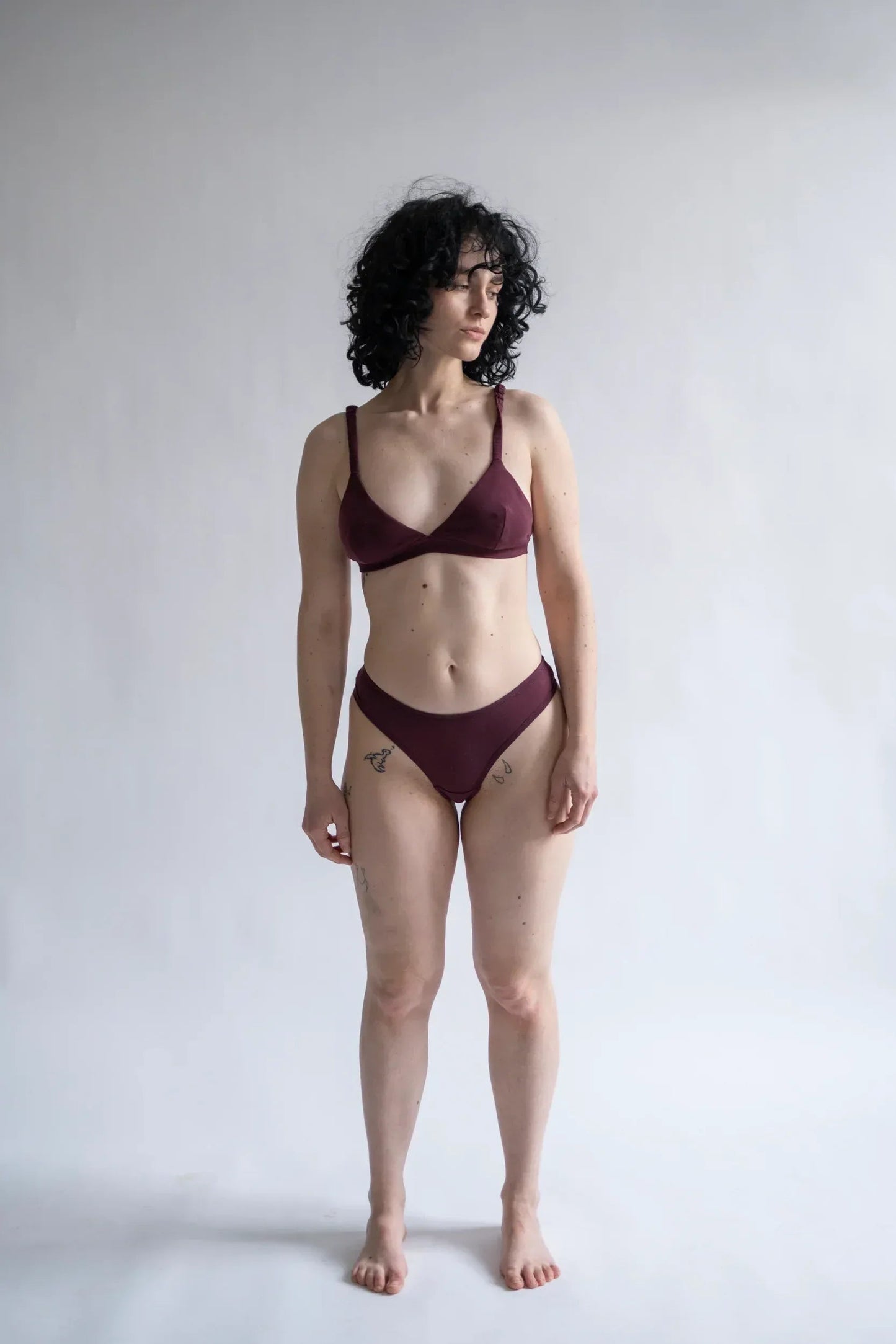 Seacell Thong — Burgundy