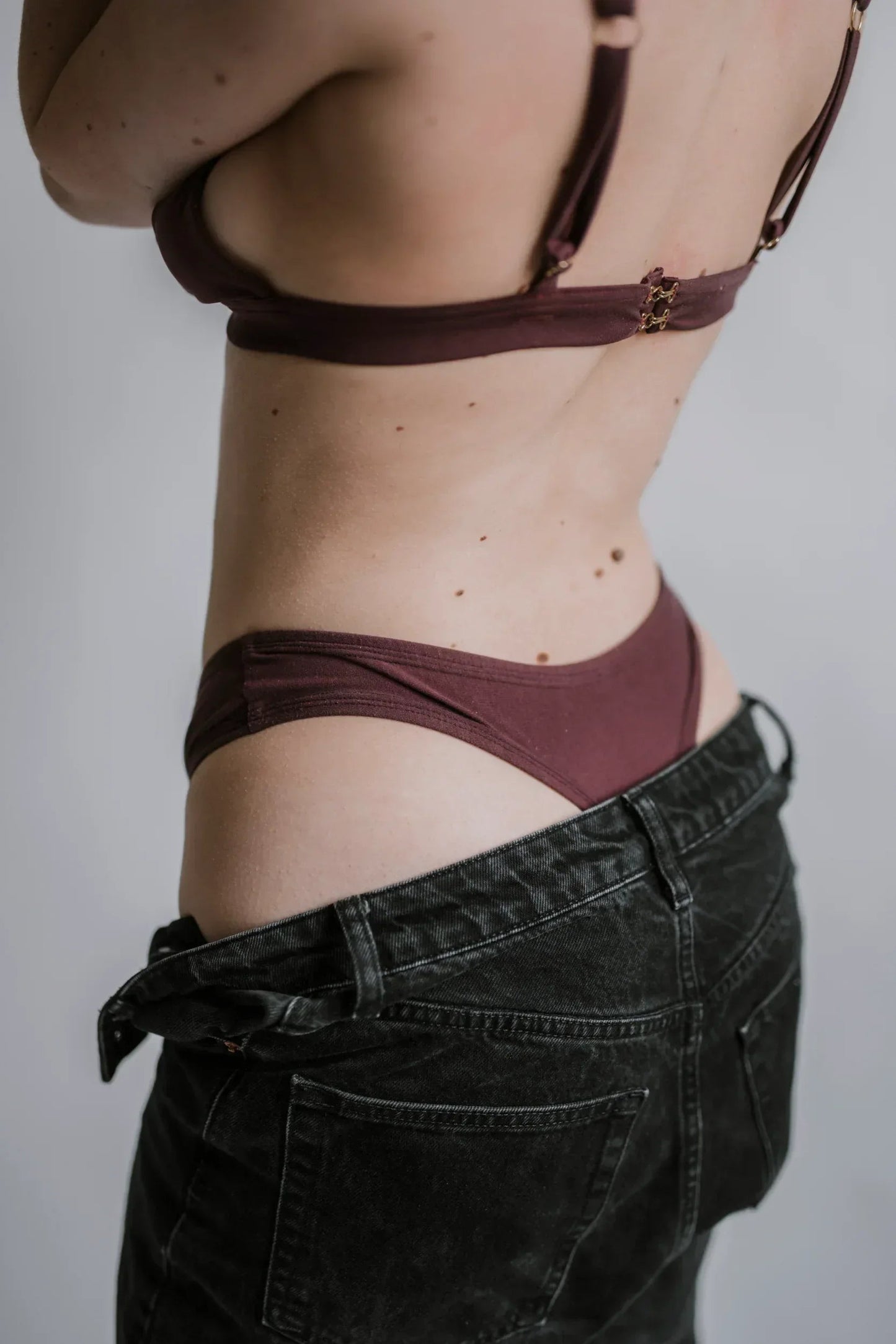 Seacell Thong — Burgundy