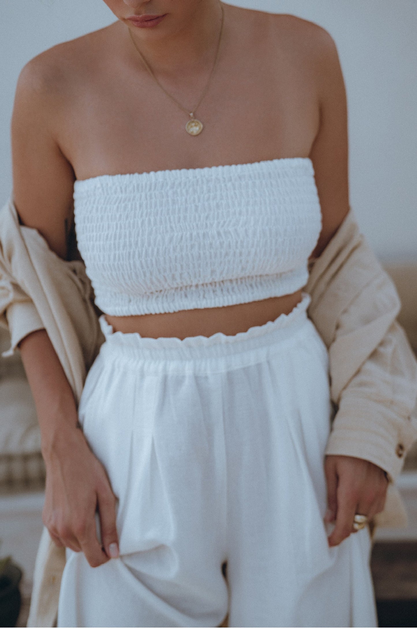 Straight Linen Trousers — City Uniform