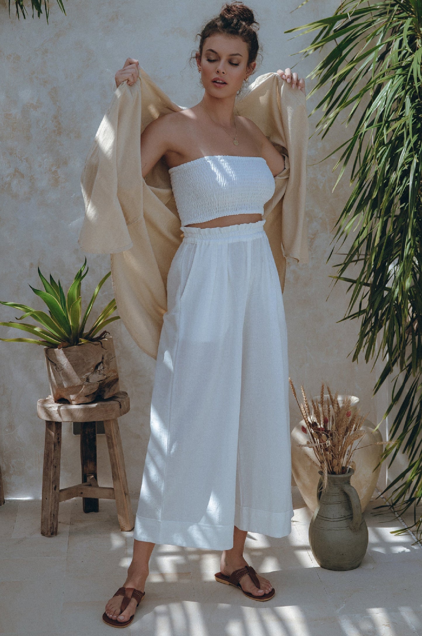 Straight Linen Trousers — City Uniform