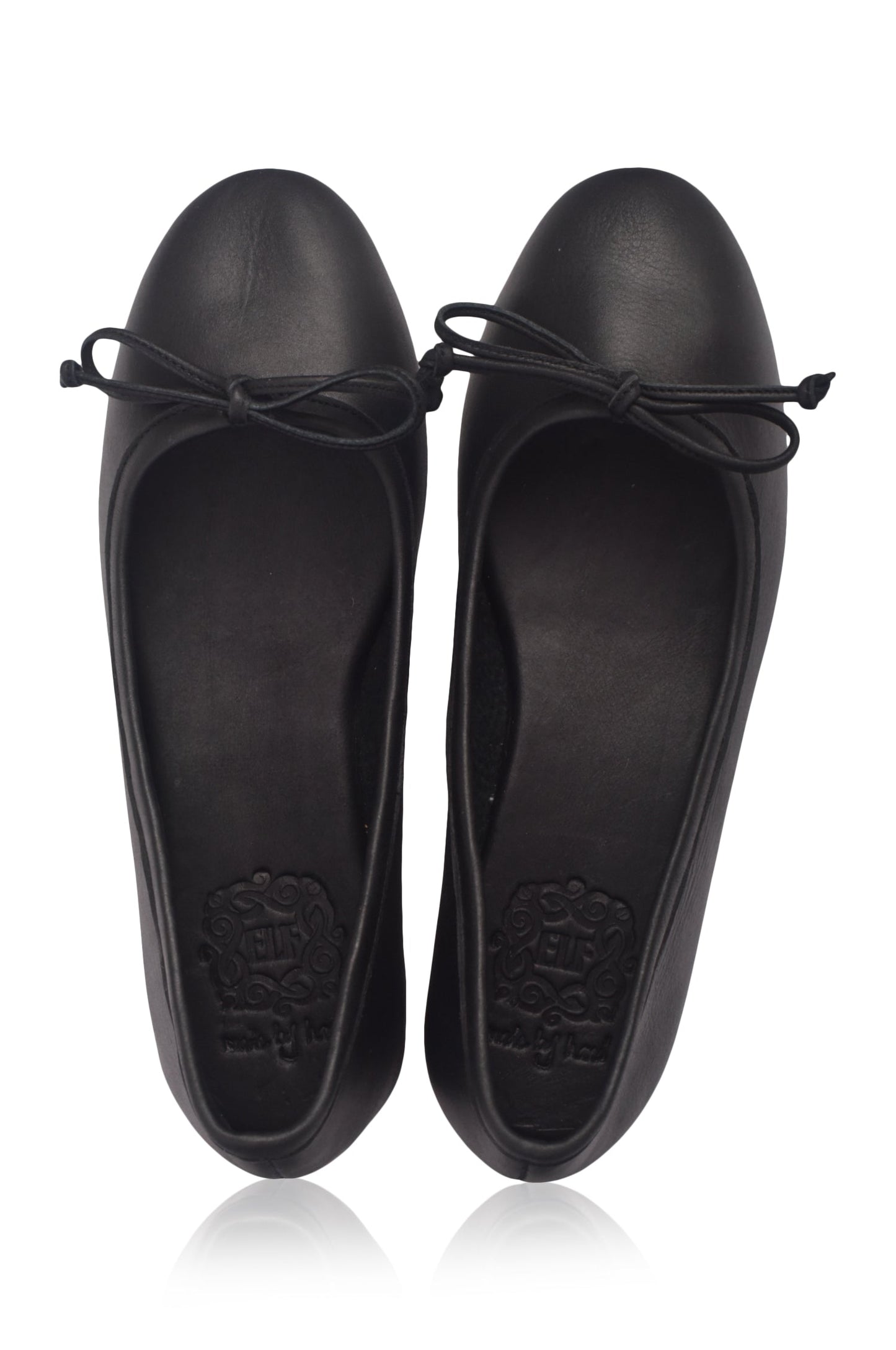 Bow Leather Ballet Flats — Left Bank