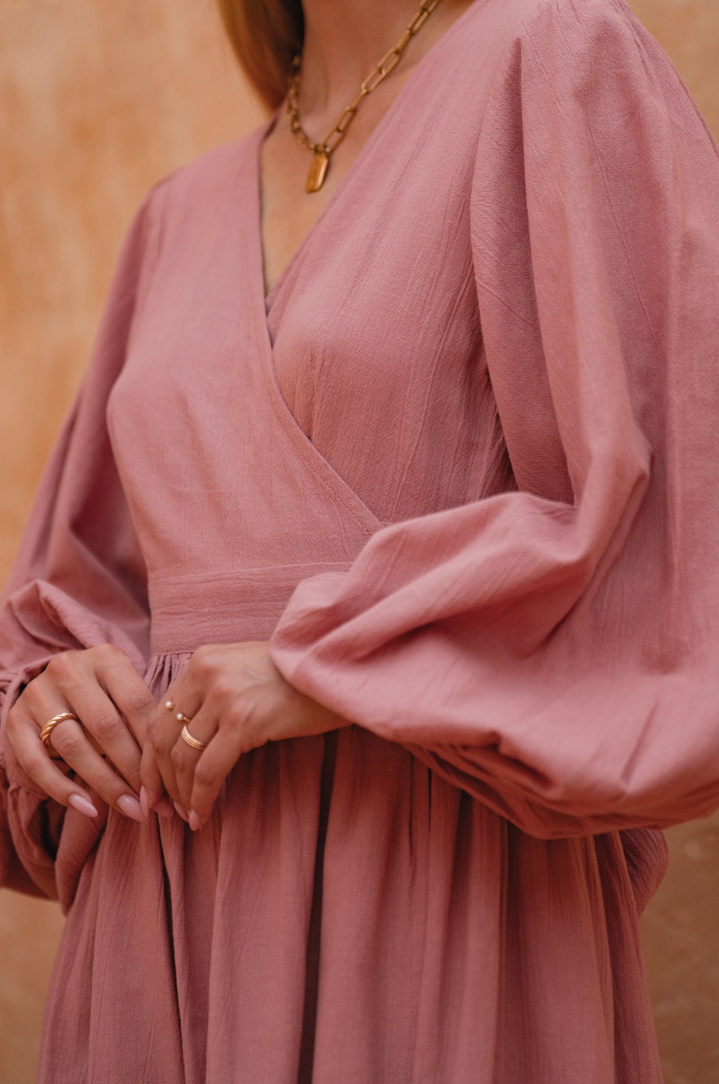 Linen Wrap Dress — Wrapped & Ready