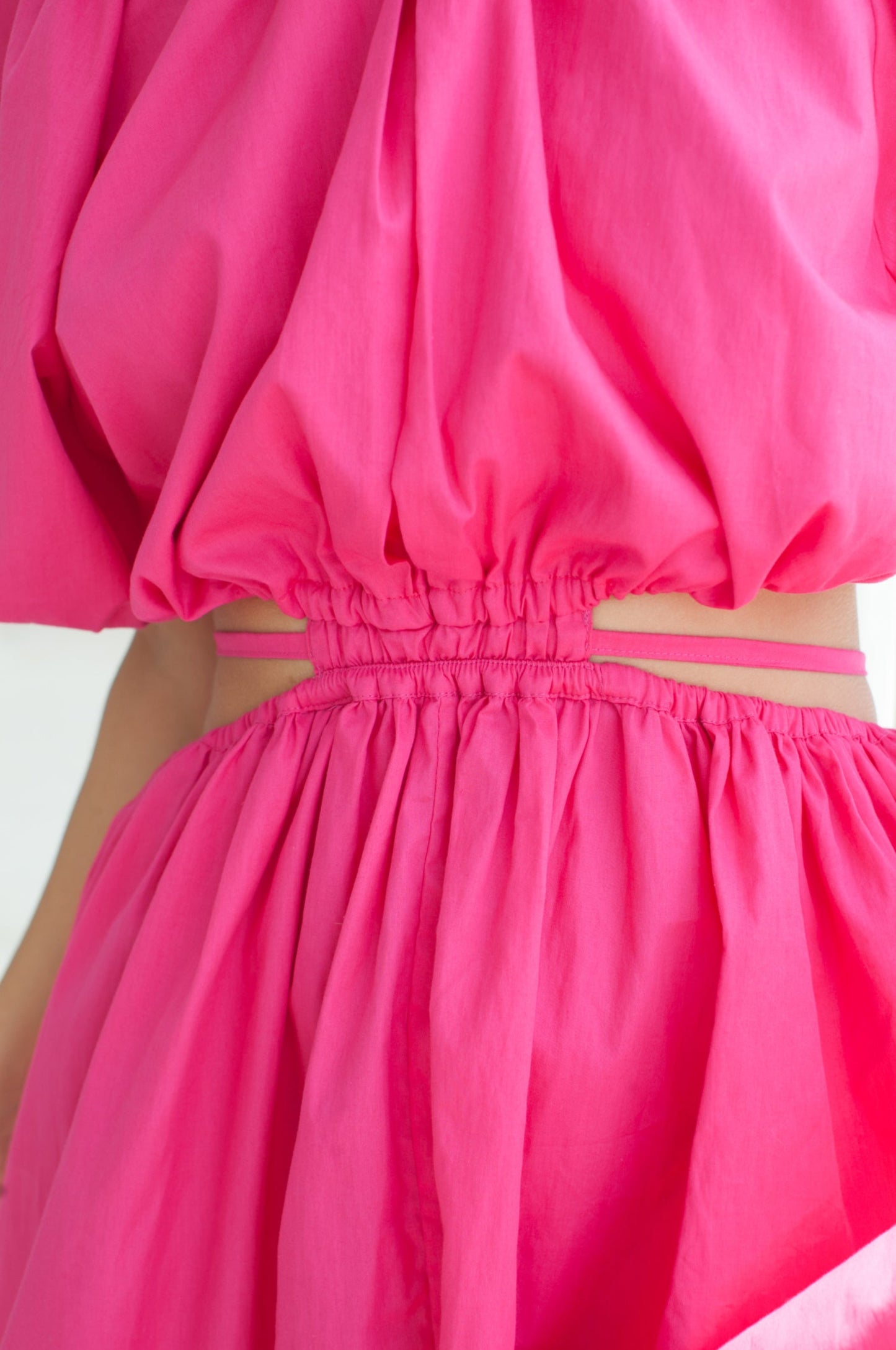 Poplin Cotton Cutout Midi Dress — Made to Swoon