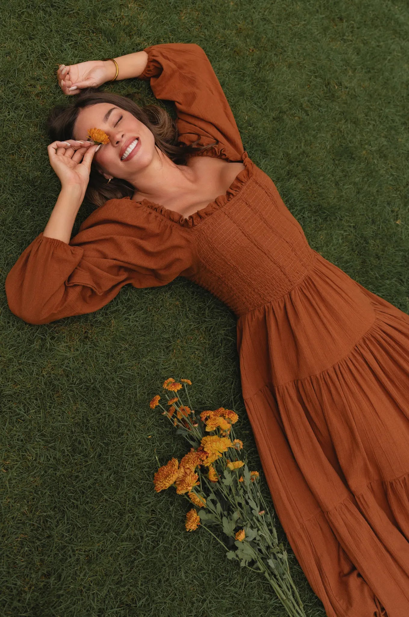 Tiered Linen Midi Dress — Soho After Dark